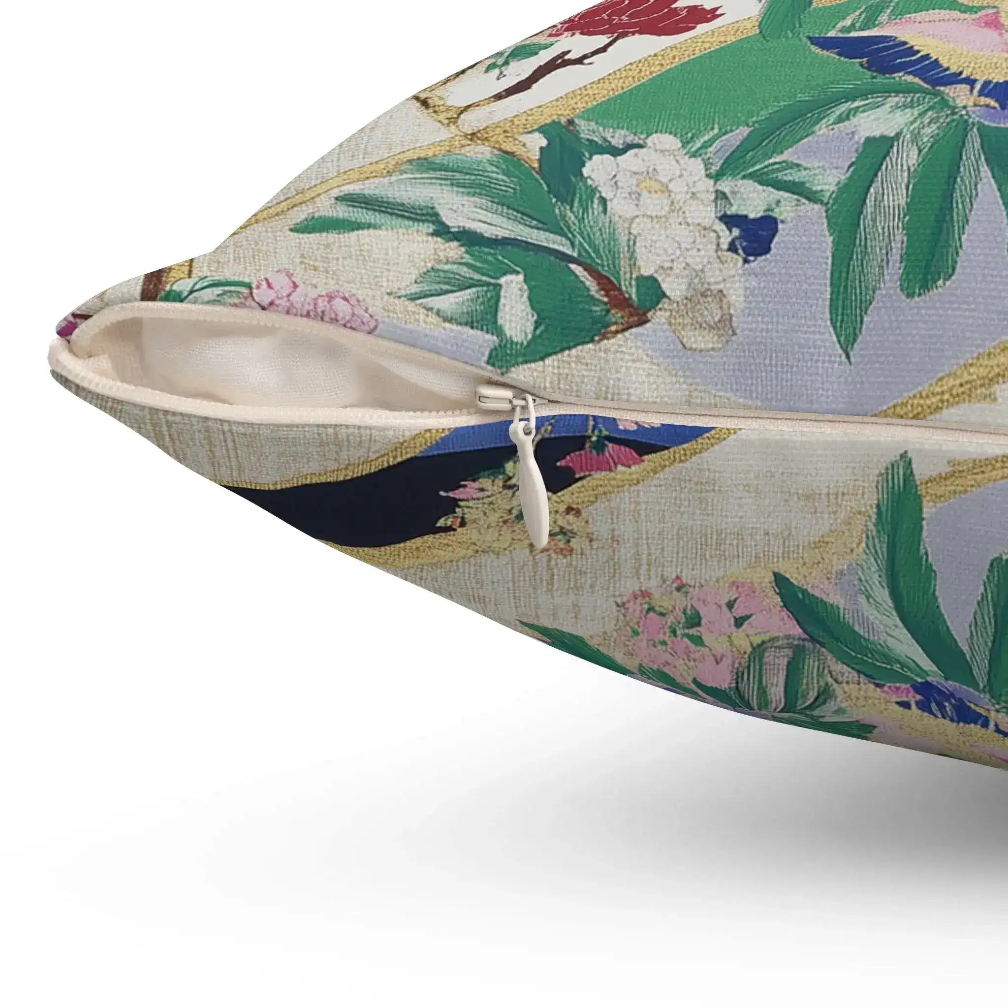 Opulent Garden Stripe Throw Pillow - Image 3