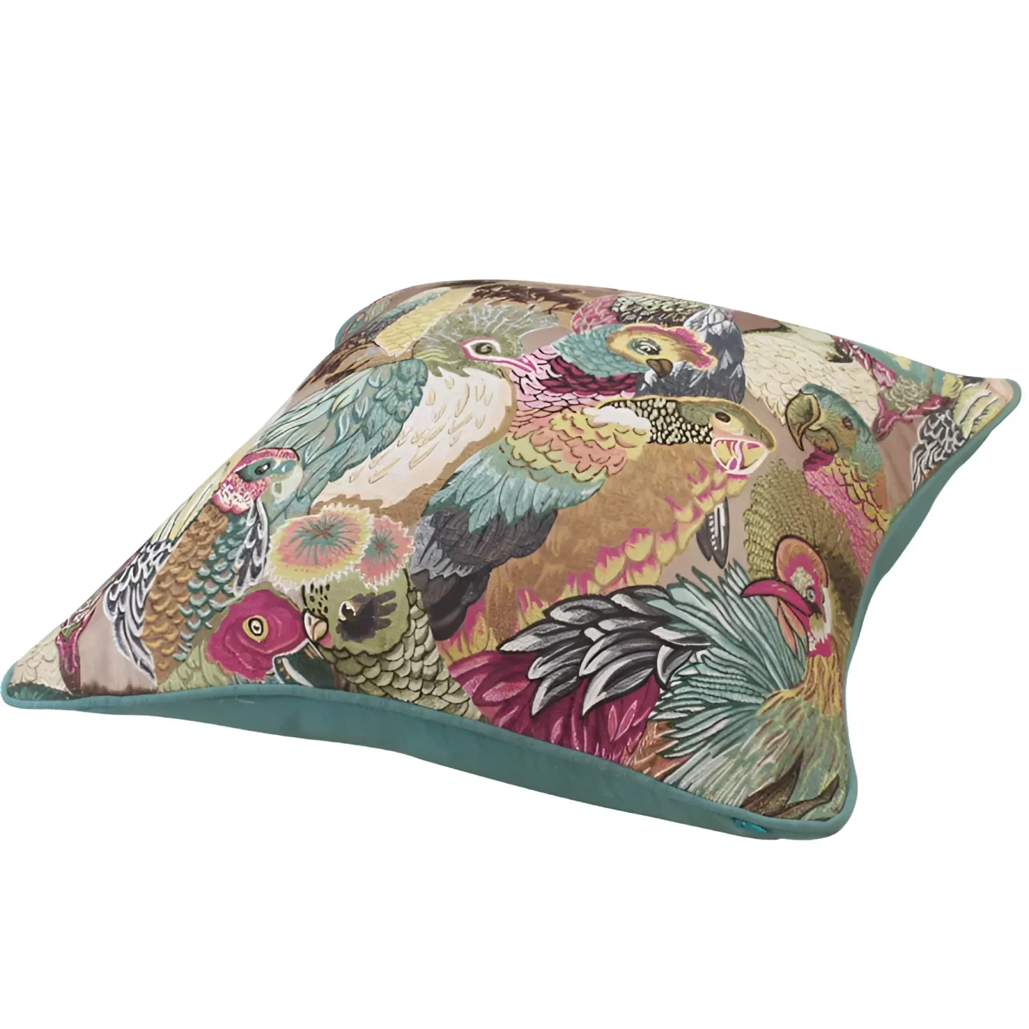 Opulent Jungle Aviary Pillow Cover - Image 9