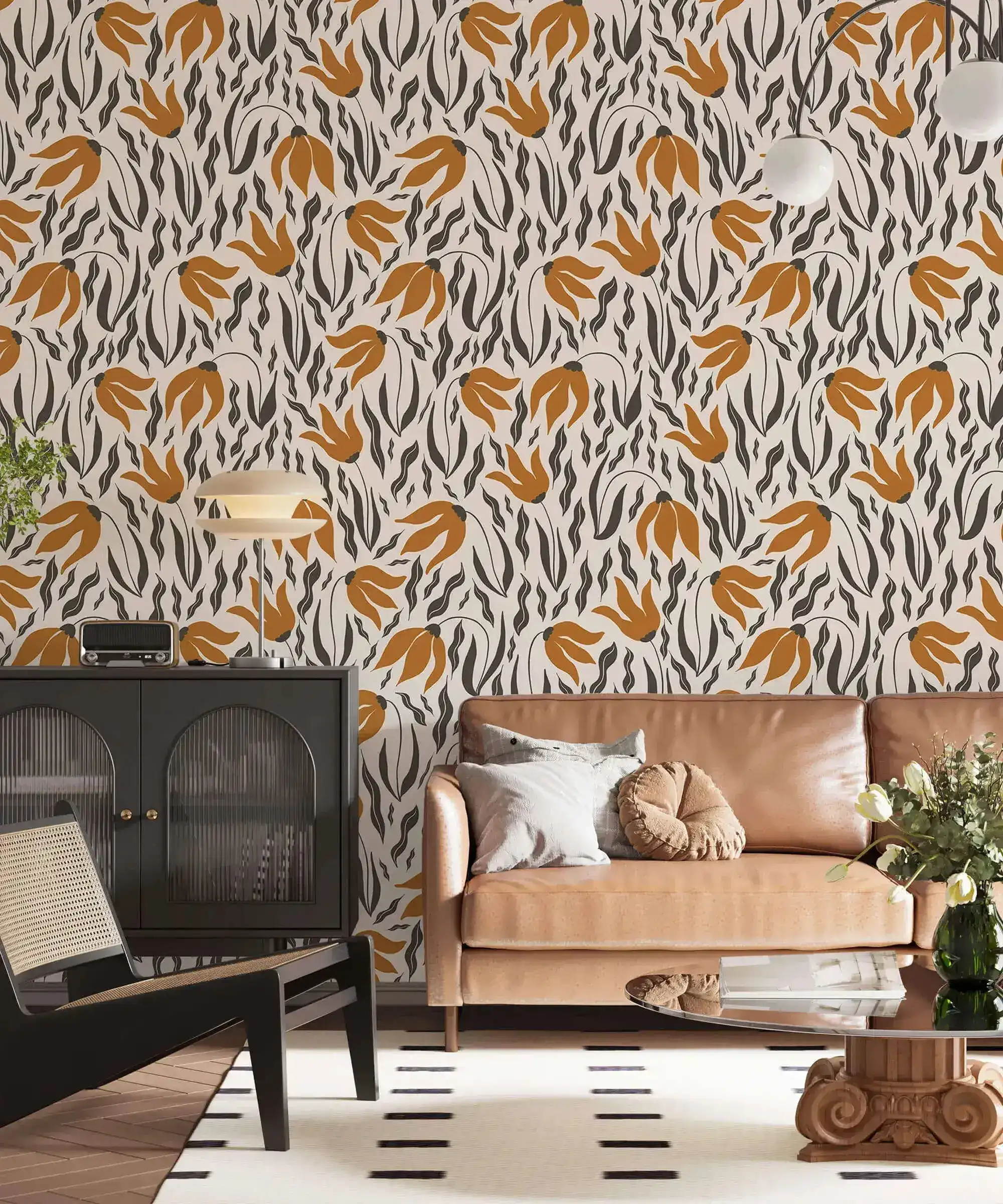 Orange Blossom Symphony Wallpaper - Image 4