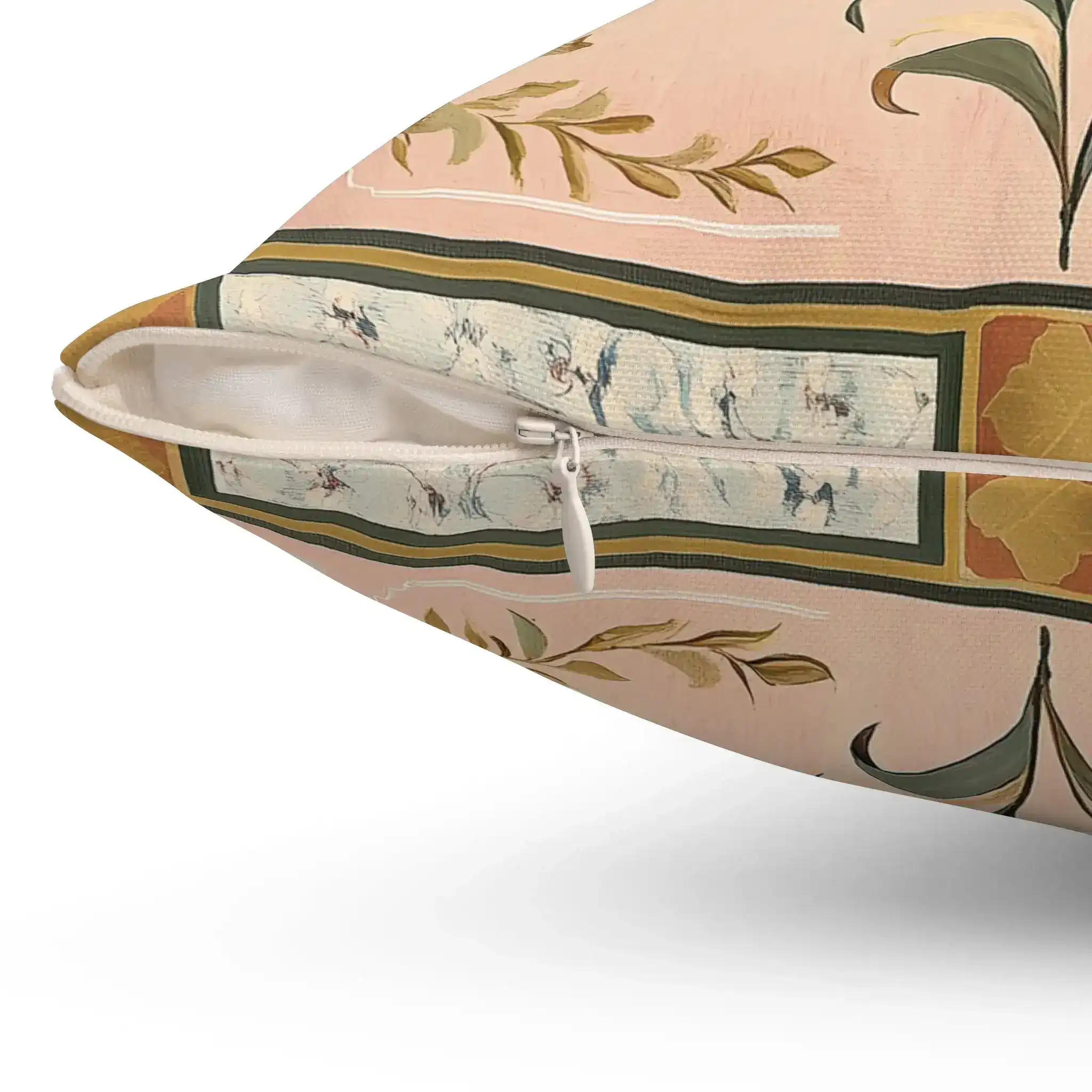 Ornamental Dove Cameo Throw Pillow - Image 3