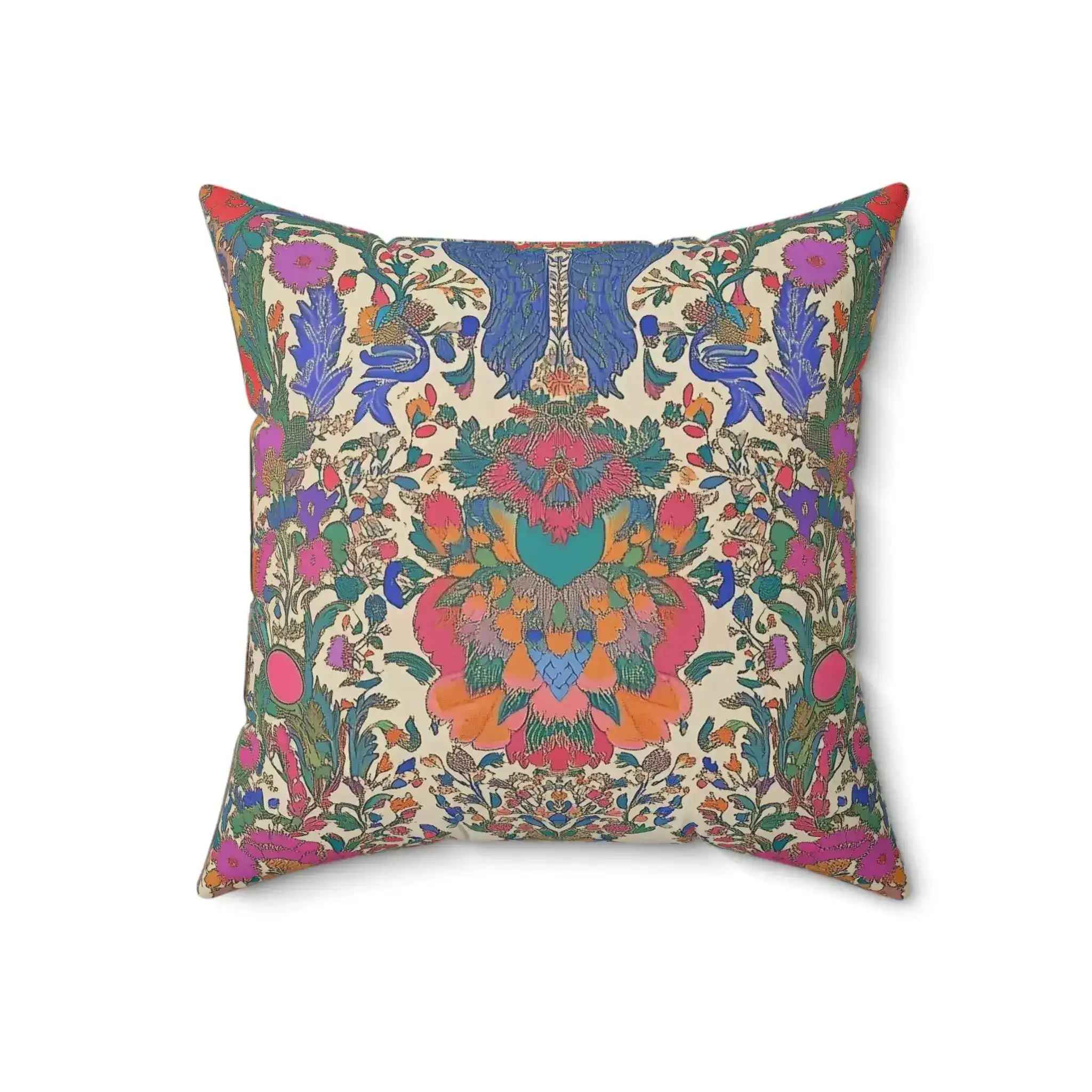 Ornate Garden Tapestry Throw Pillow - Image 5