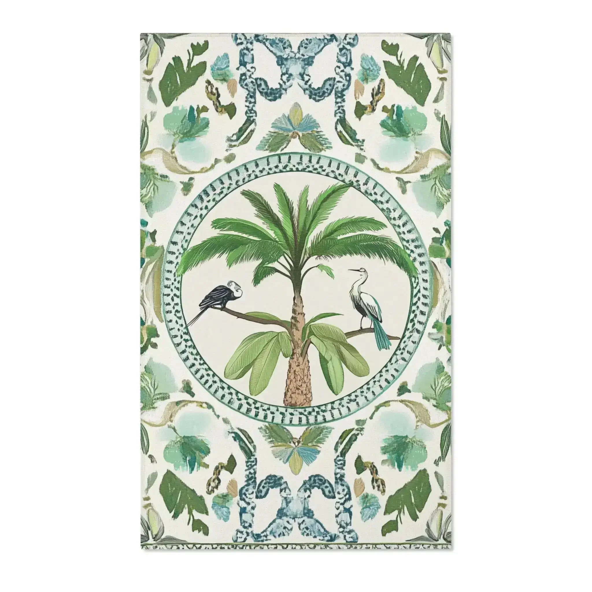 Palm Court Aviary Accent Rug