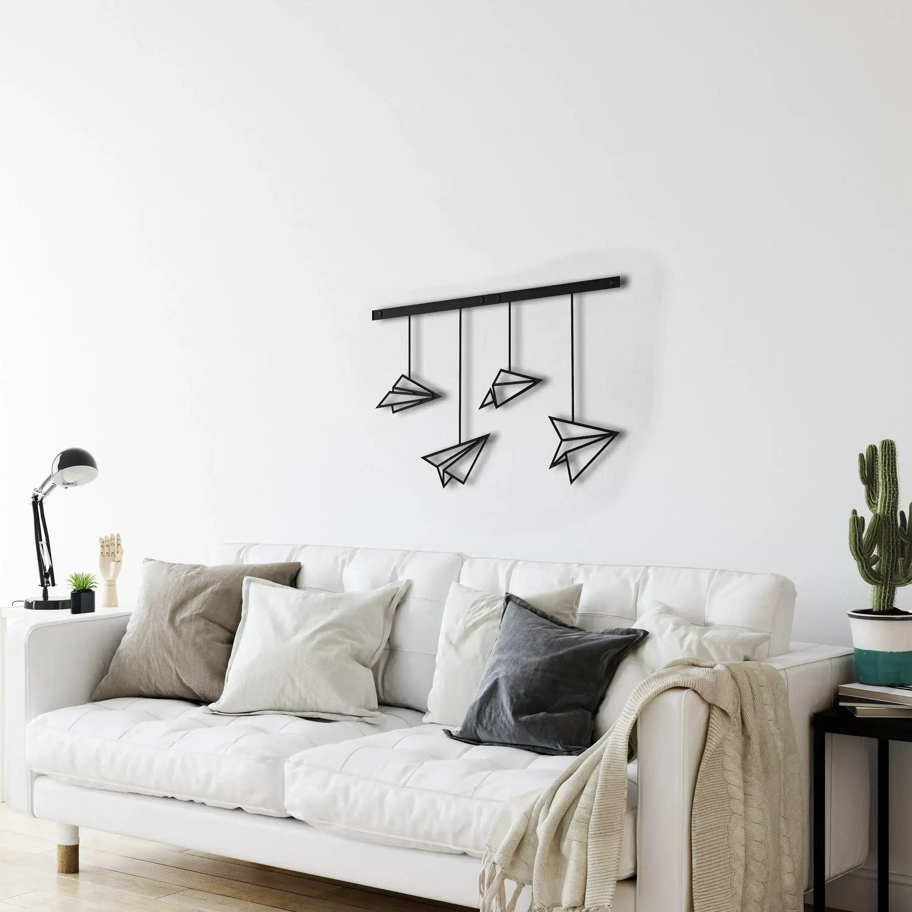 Paper Plane Hanging Metal Wall Art - Image 7