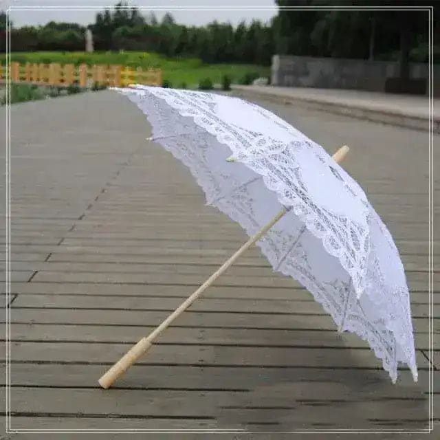 Parasol Elegant Lace Embroidered Umbrella - Image 5