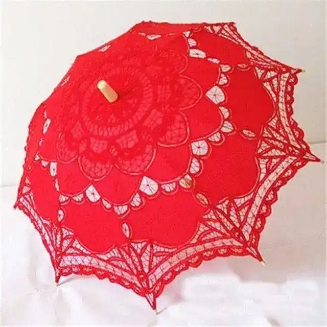 Parasol Elegant Lace Embroidered Umbrella - Image 6