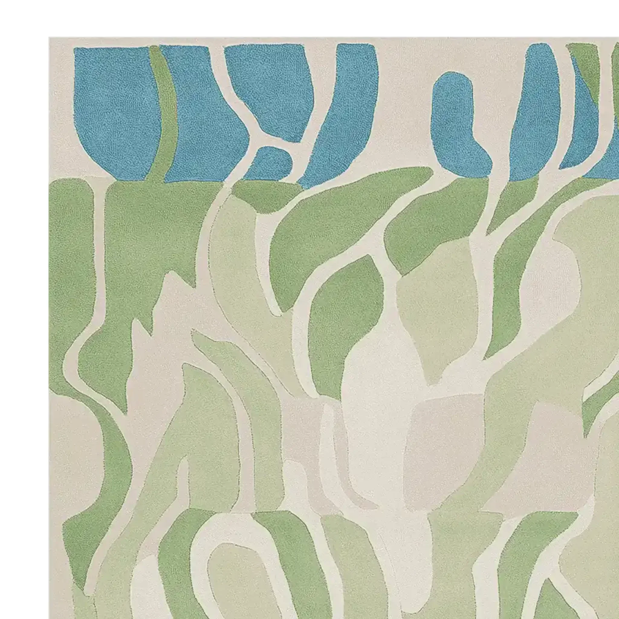 Pastel Field Lines Hand Tufted Rug - Image 5