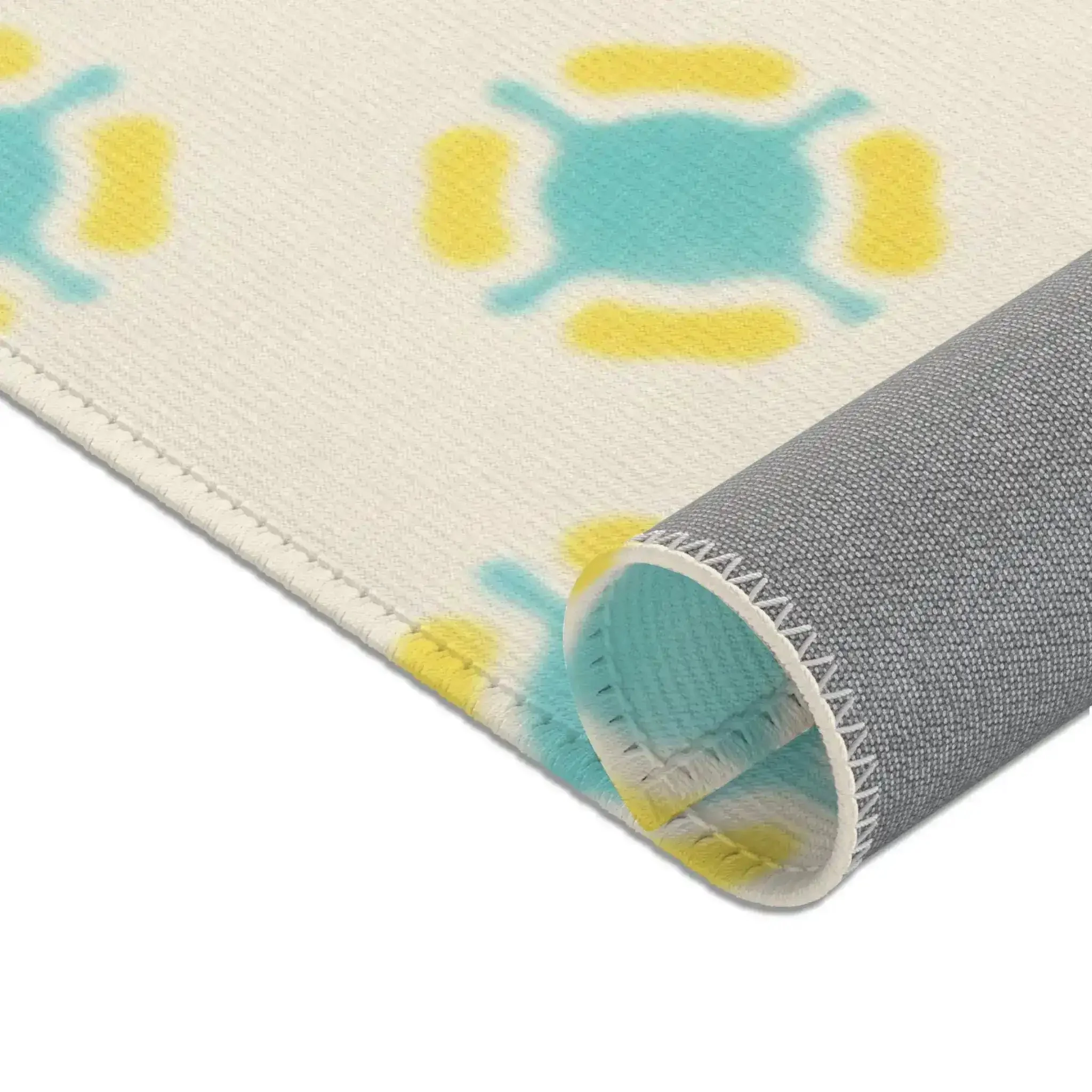 Pastel Floral Medallion Accent Rug - Image 9