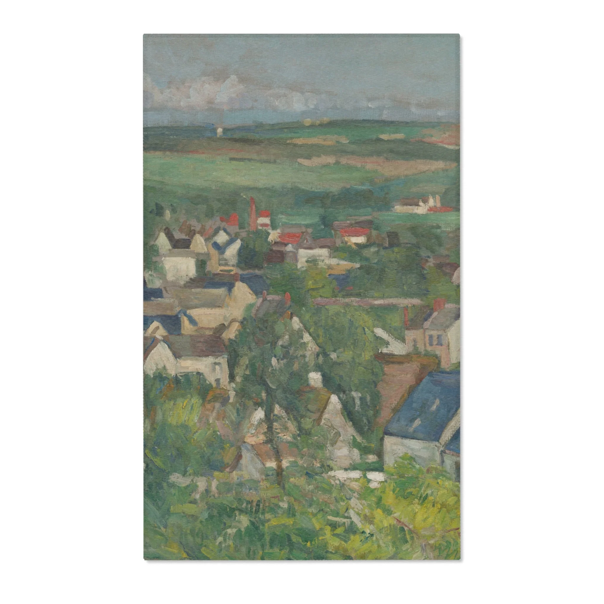 Paul Cezanne - Auvers, Panoramic View | Area Rug - Image 2