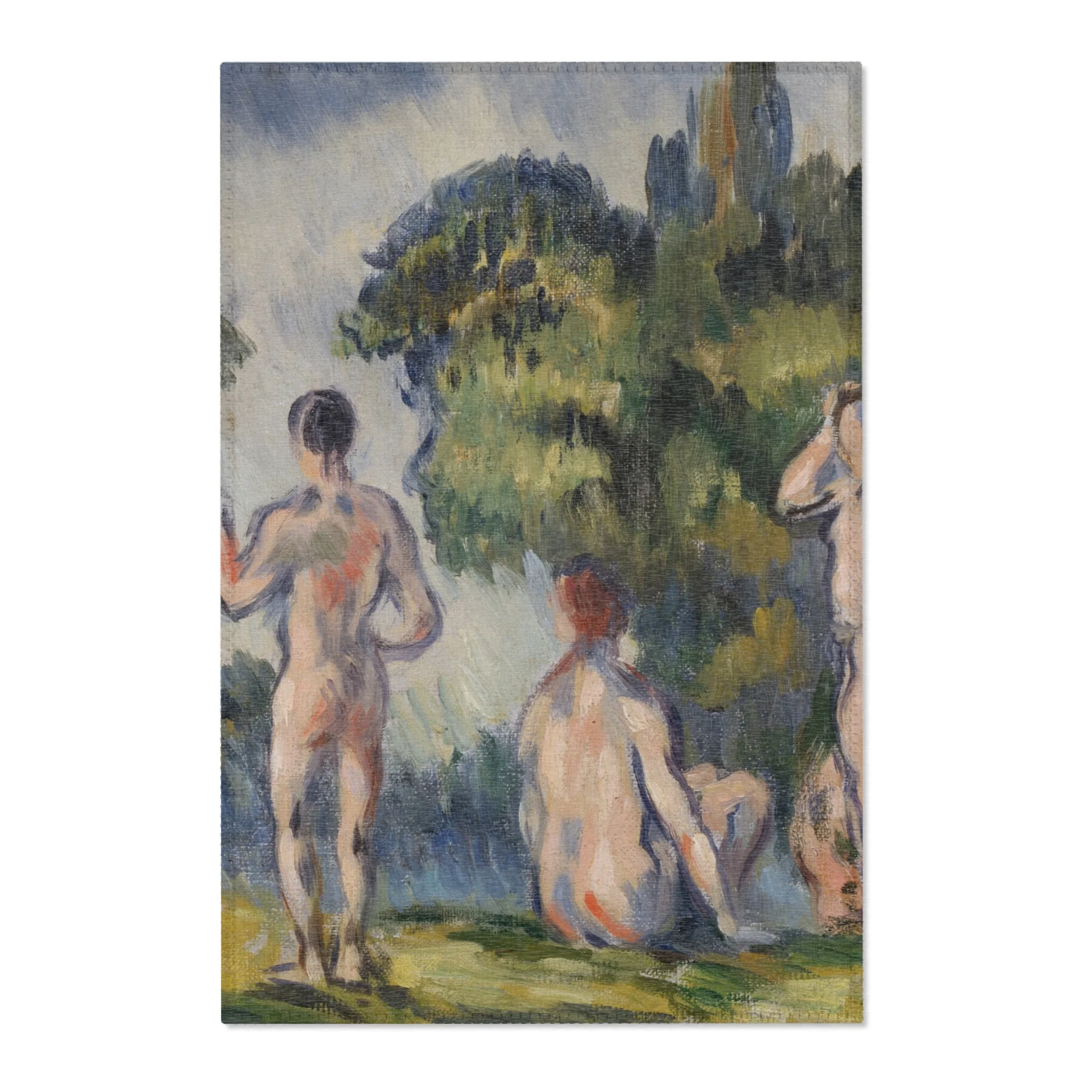 Paul Cezanne - Bathers | Area Rug