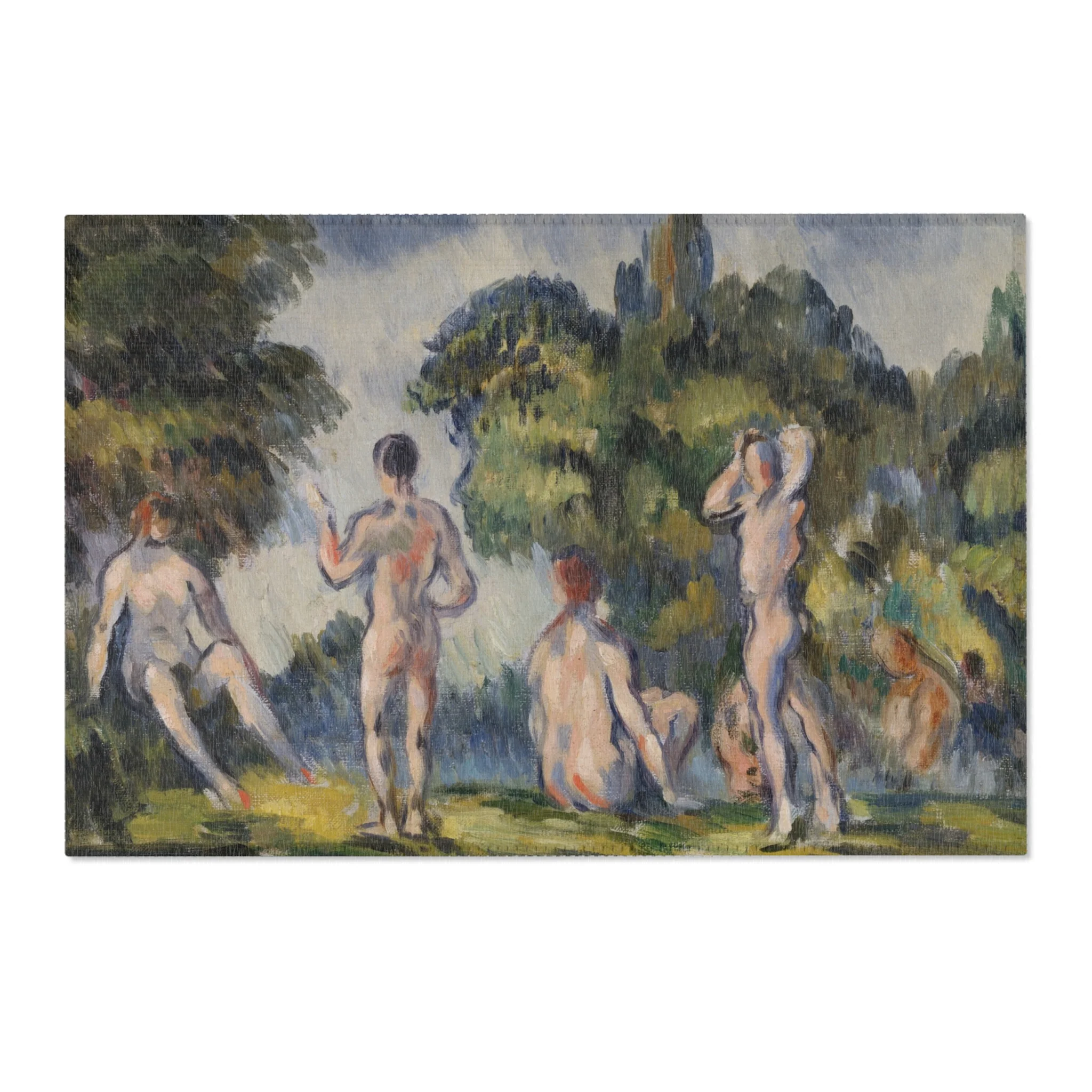 Paul Cezanne - Bathers | Area Rug - Image 4