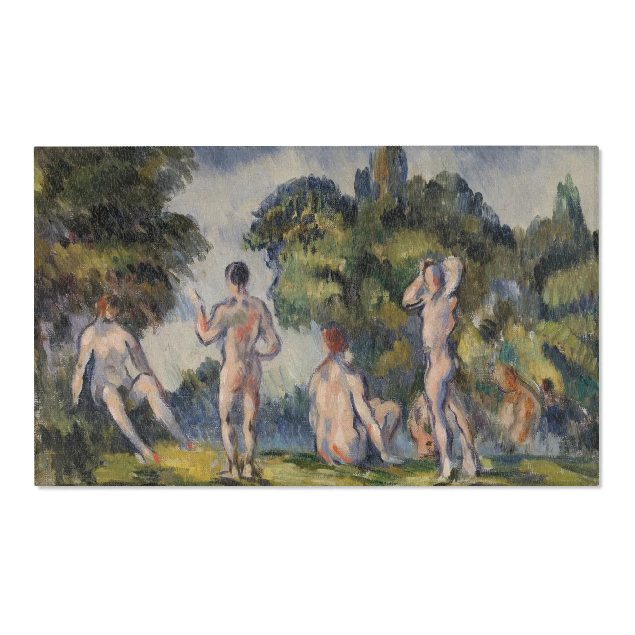 Paul Cezanne - Bathers | Area Rug - Image 5