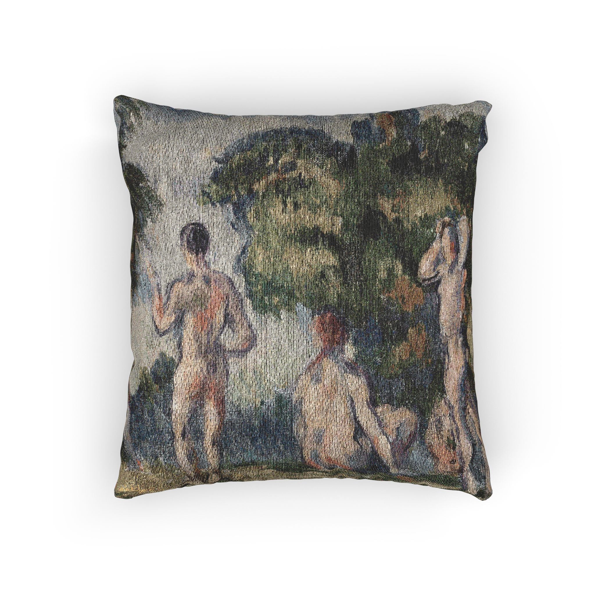 Paul Cezanne - Bathers | Woven Pillow - Image 3
