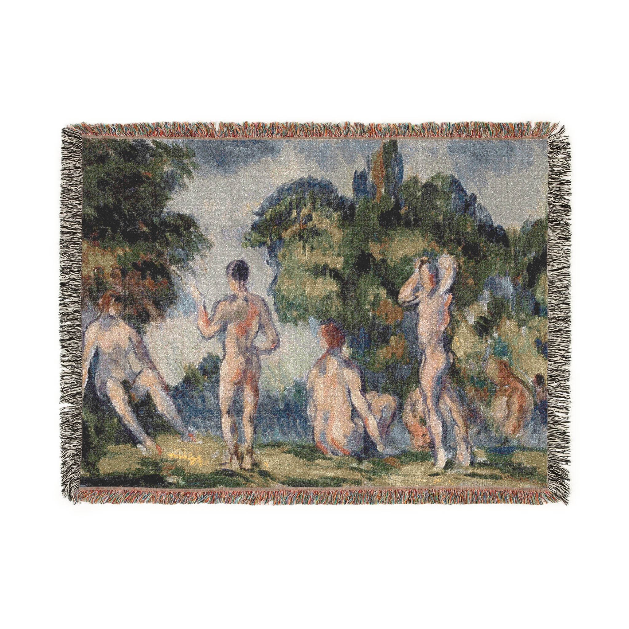 Paul Cezanne - Bathers | Woven Tapestry Blanket - Image 10
