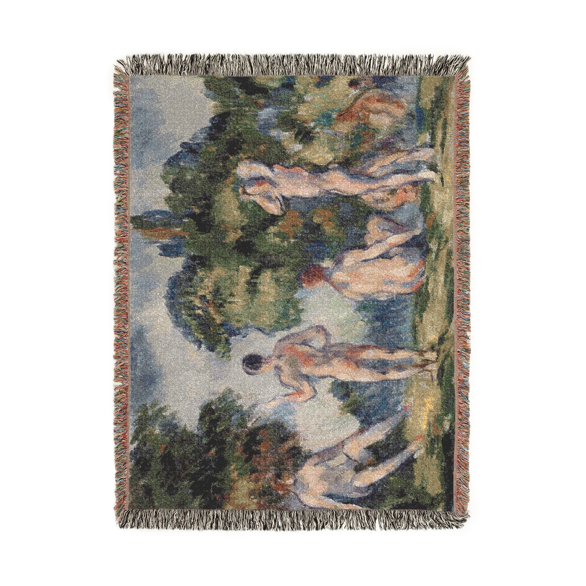 Paul Cezanne - Bathers | Woven Tapestry Blanket - Image 11