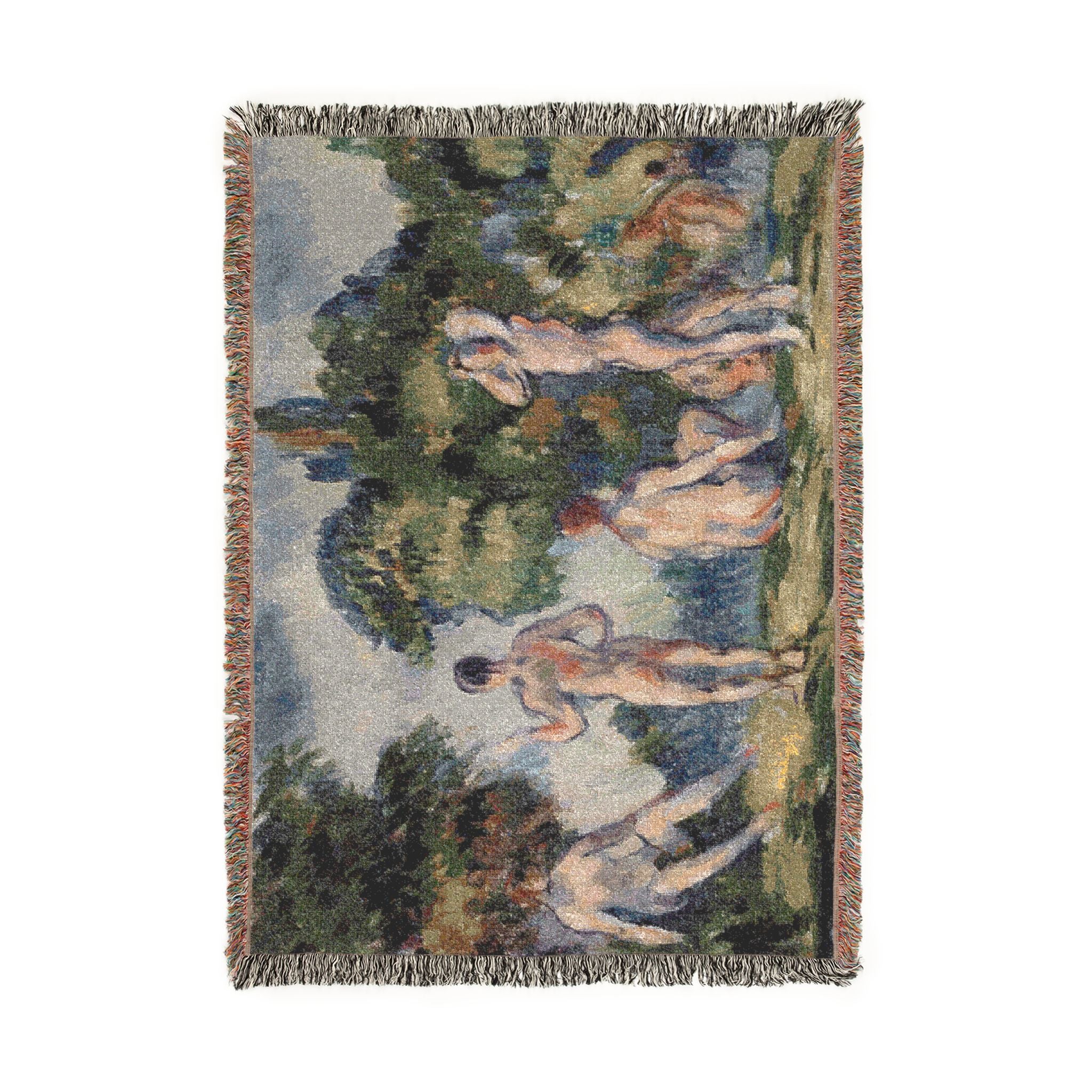 Paul Cezanne - Bathers | Woven Tapestry Blanket - Image 6