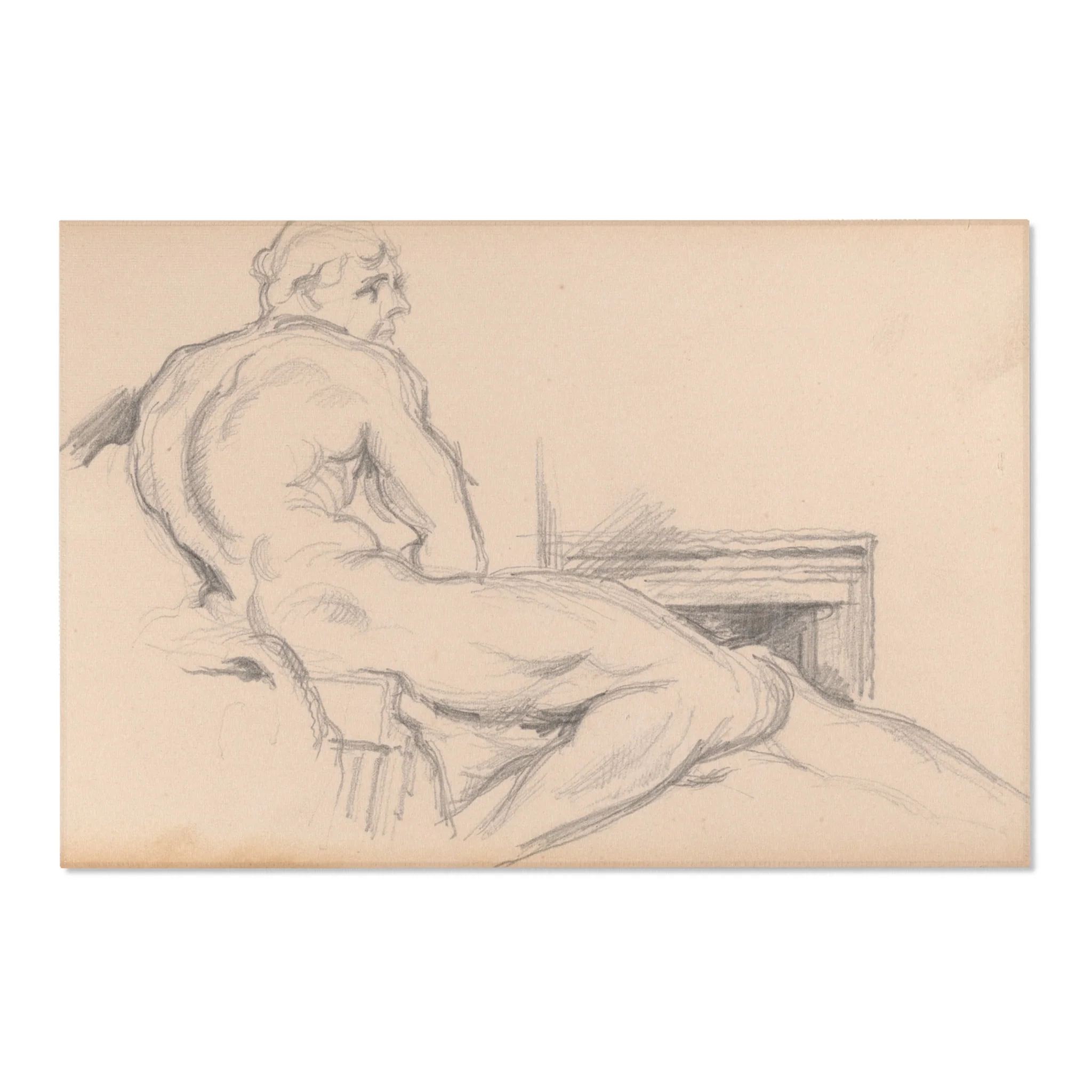 Paul Cezanne - Hercules Resting | Area Rug - Image 6