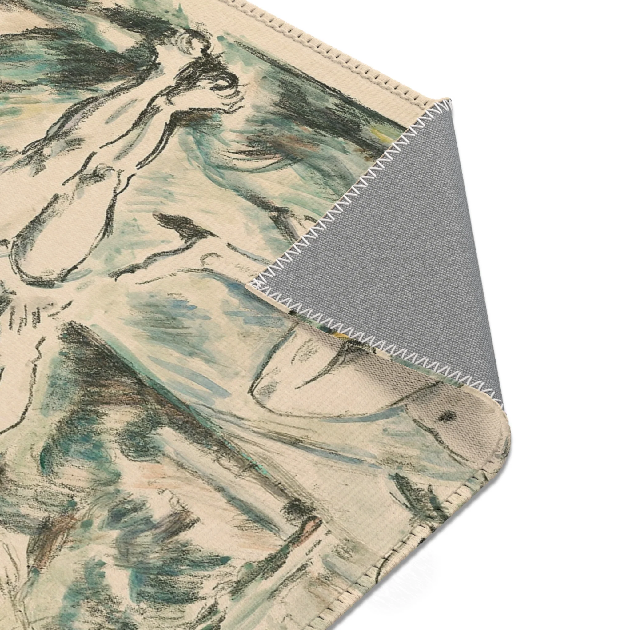 Paul Cezanne - Large Bathers | Area Rug - Image 7