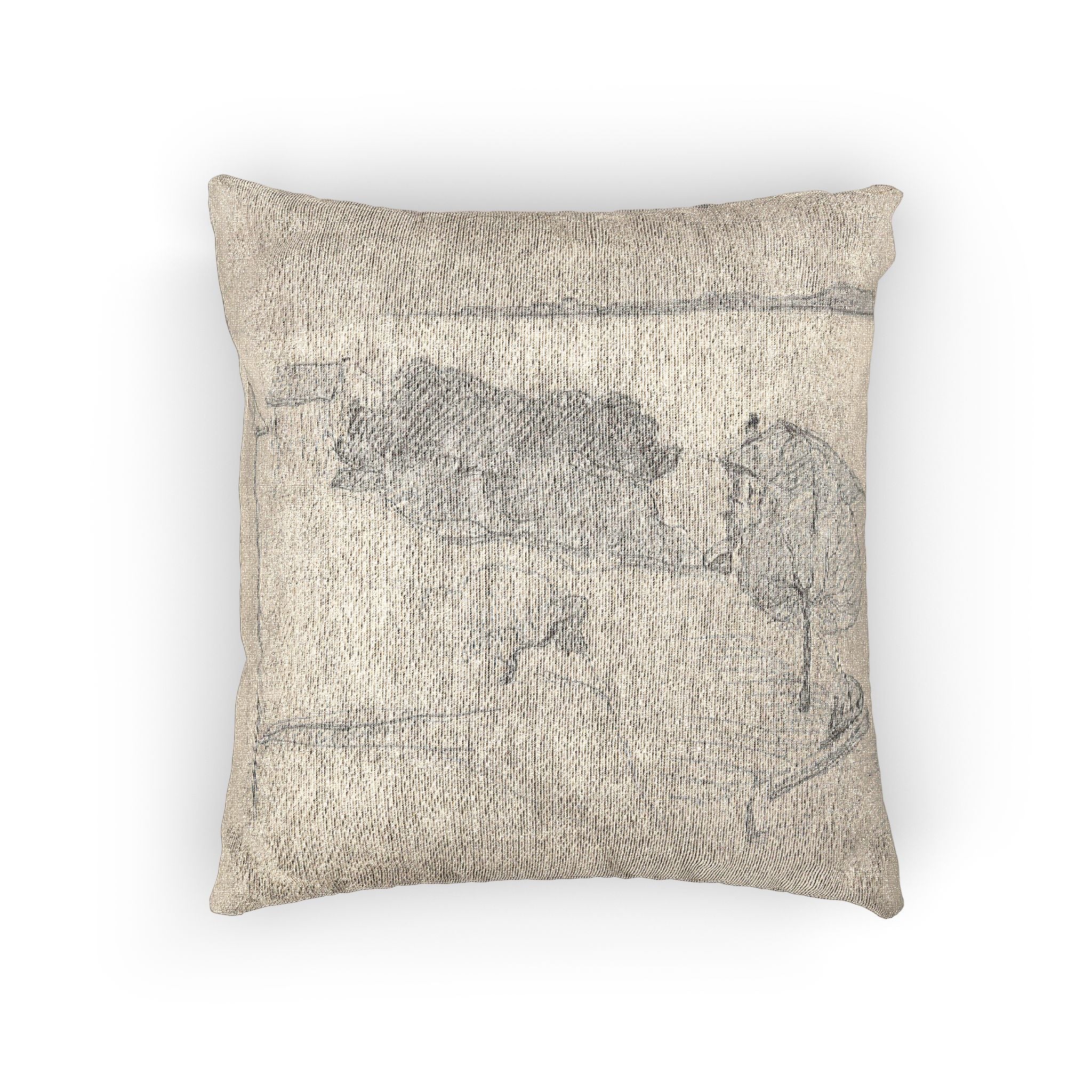 Paul Cezanne - L'Estaque | Woven Pillow - Image 3