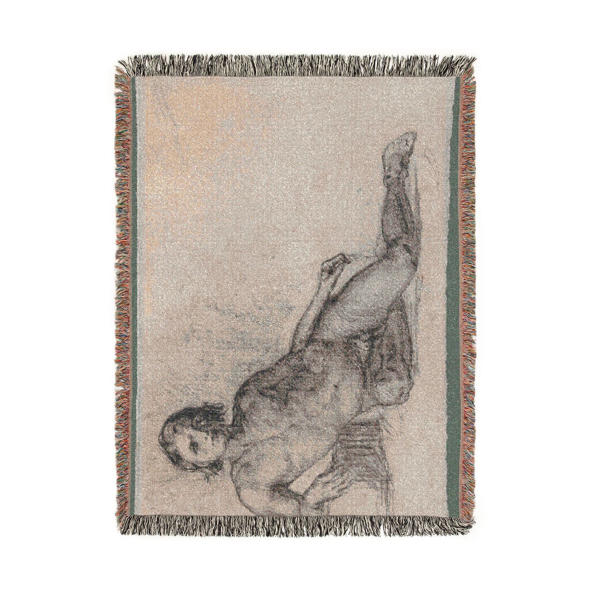 Paul Cezanne - Male Nude | Woven Tapestry Blanket - Image 11