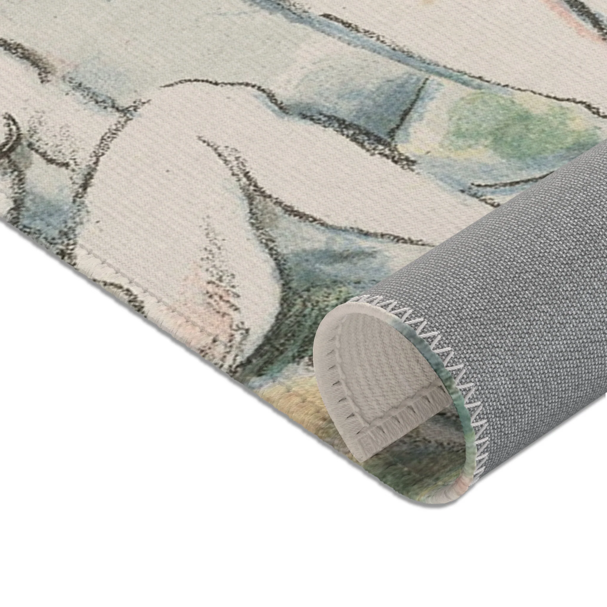 Paul Cezanne - Small Bathers | Area Rug - Image 10