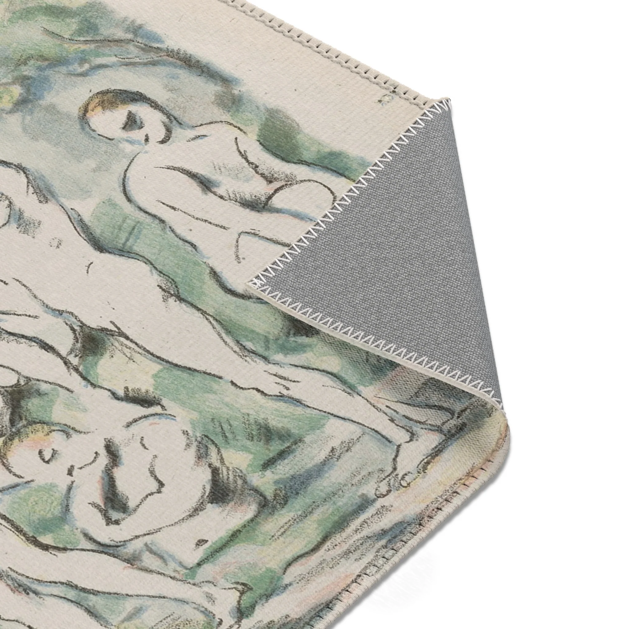 Paul Cezanne - Small Bathers | Area Rug - Image 13