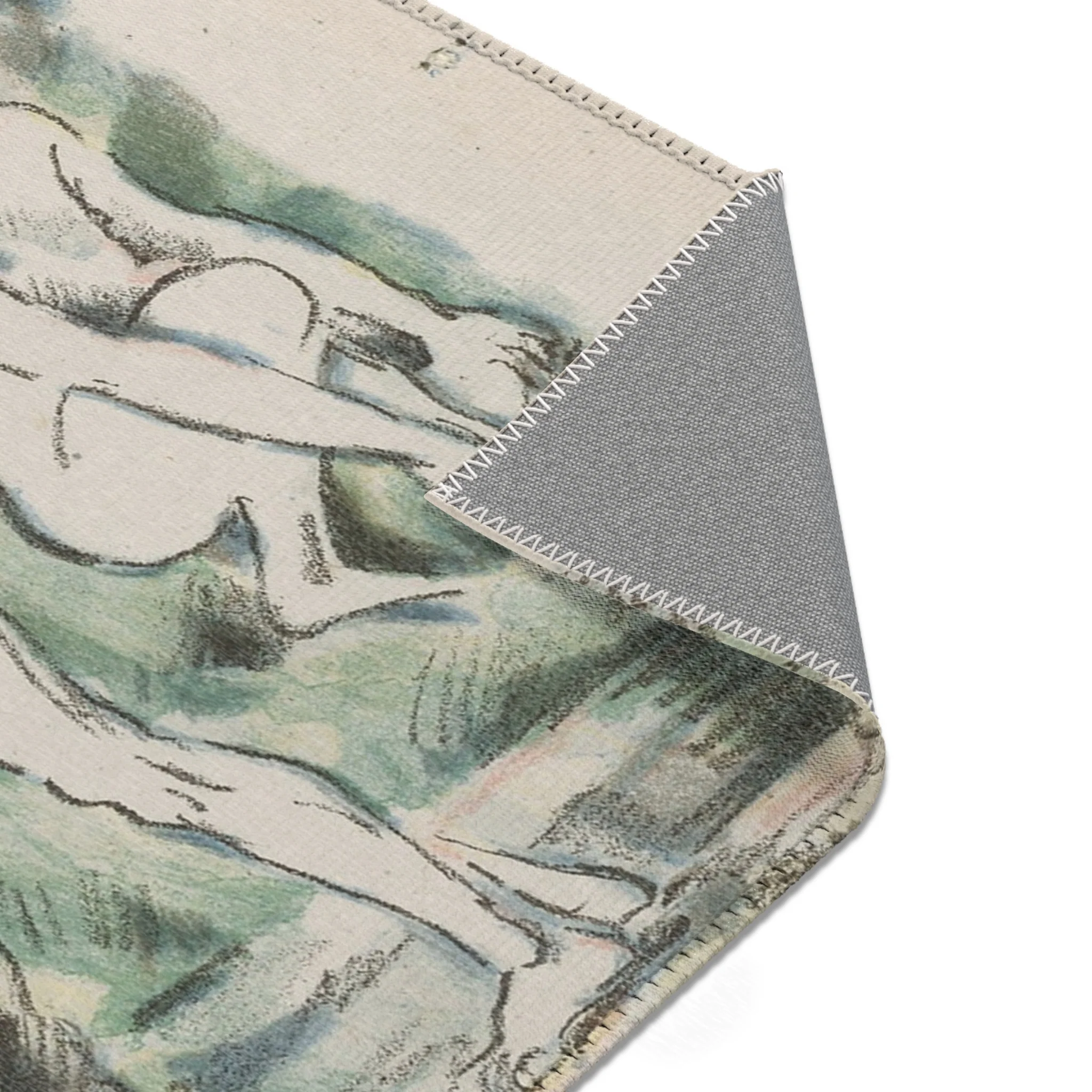 Paul Cezanne - Small Bathers | Area Rug - Image 15