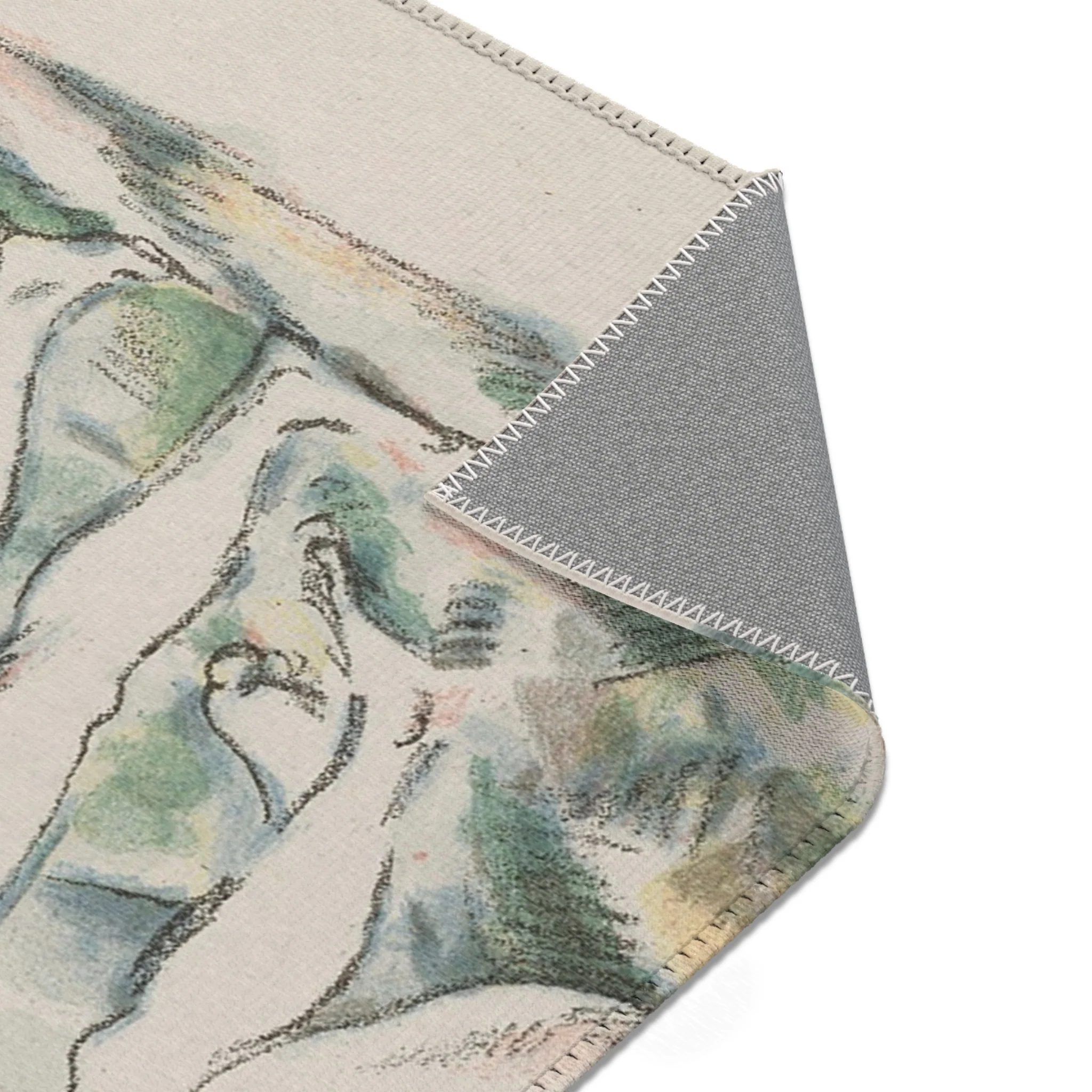 Paul Cezanne - Small Bathers | Area Rug - Image 9