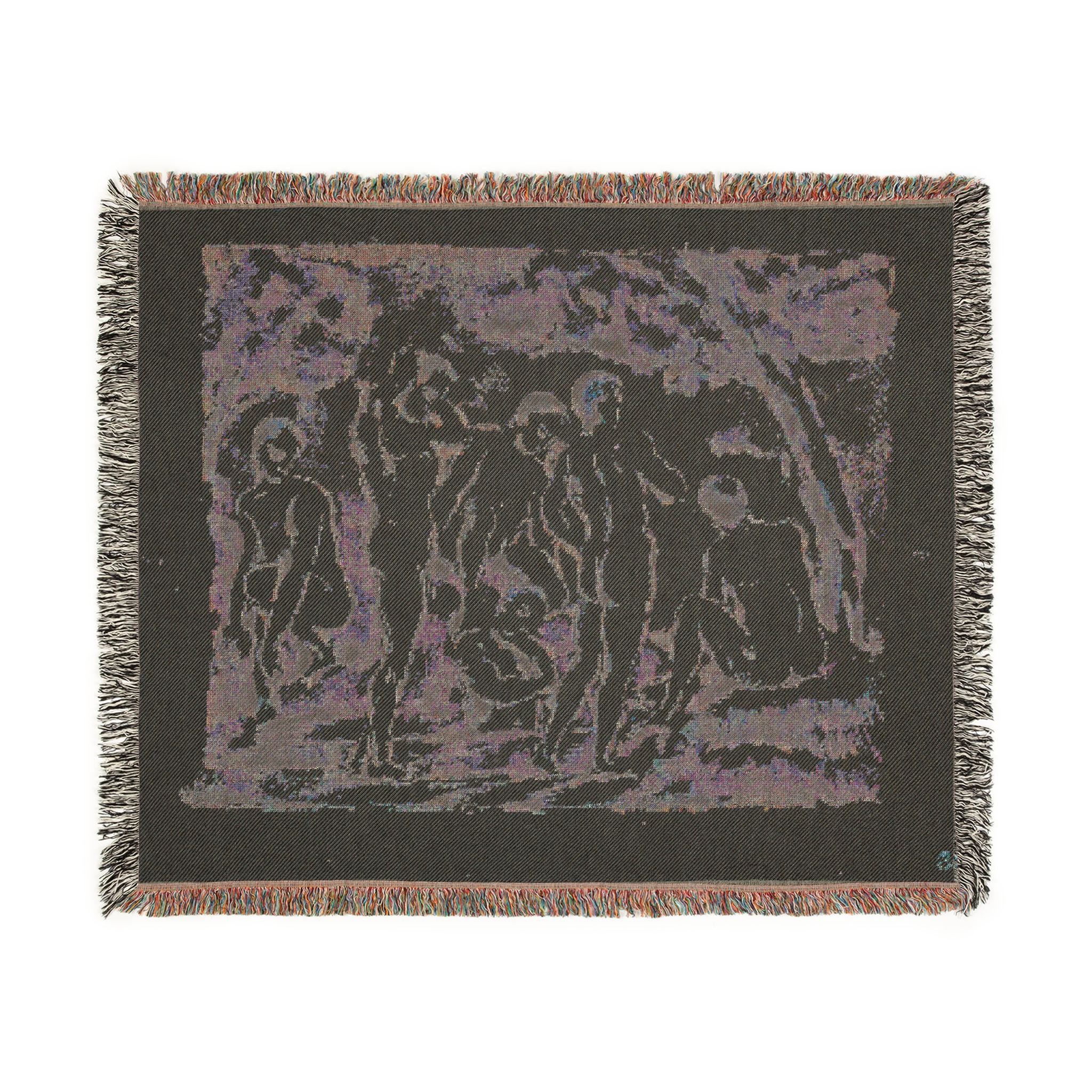 Paul Cezanne - Small Bathers | Woven Tapestry Blanket - Image 8
