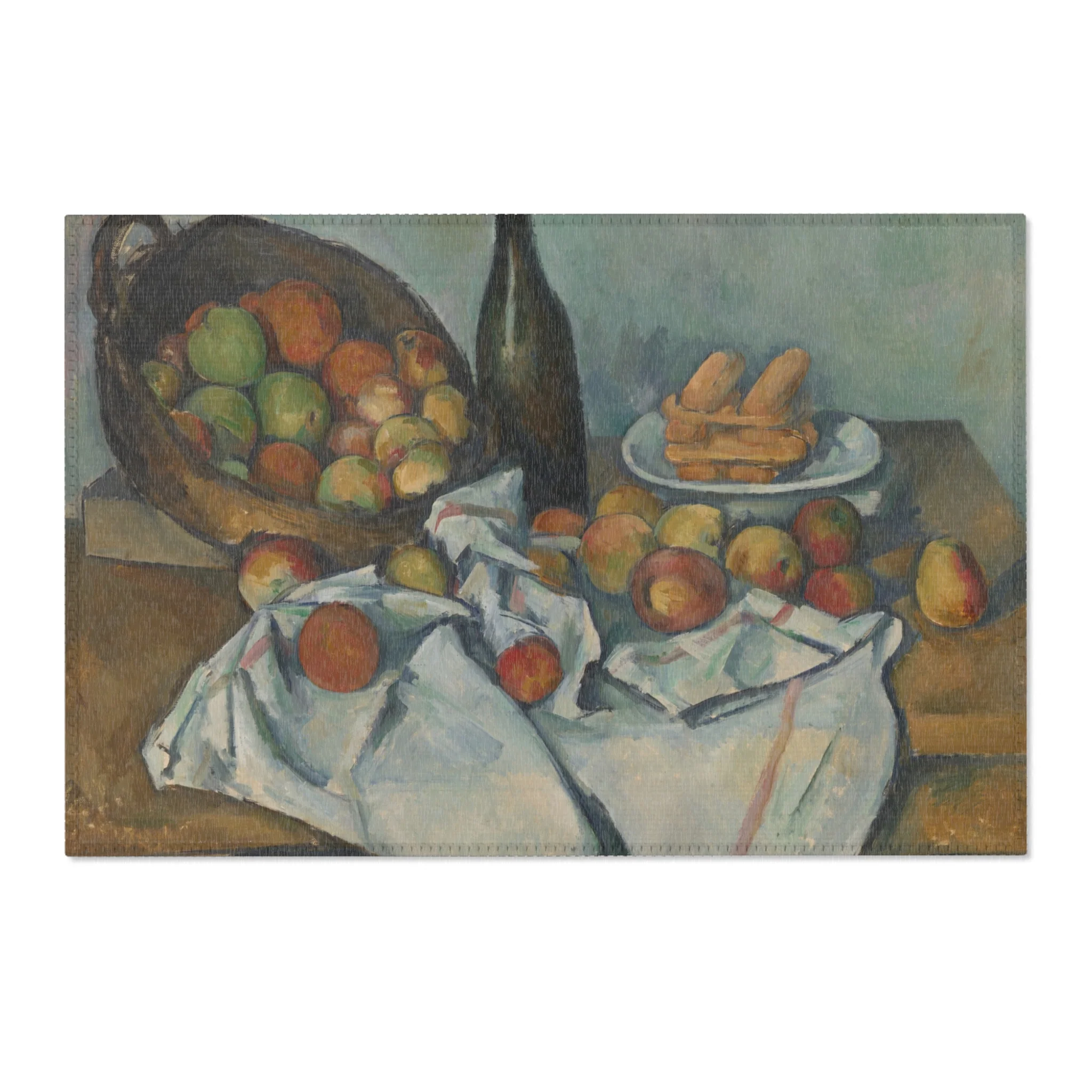 Paul Cezanne - The Basket of Apples | Area Rug - Image 4