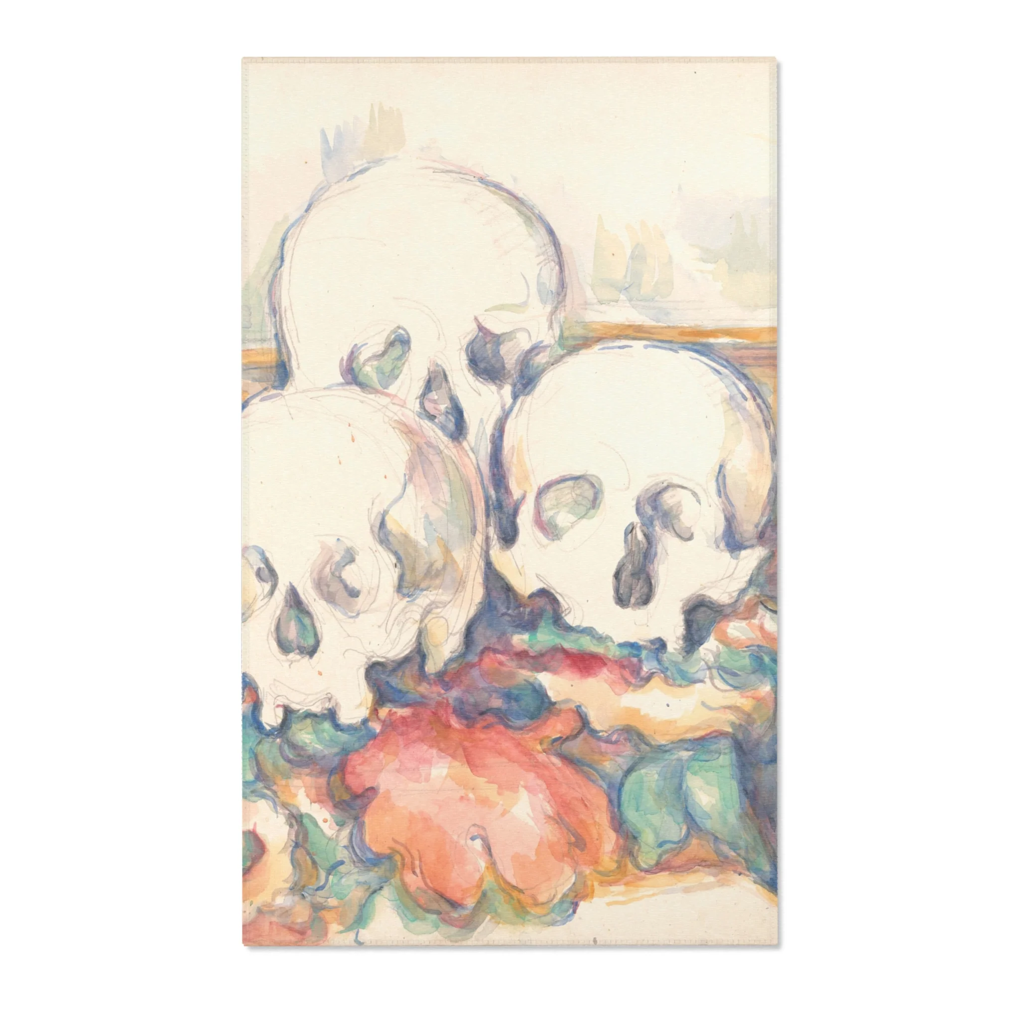 Paul Cezanne - The Three Skulls | Area Rug - Image 2