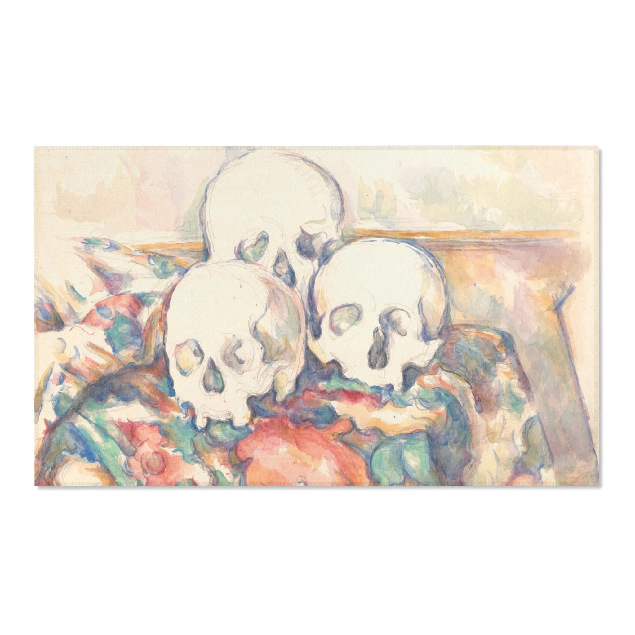 Paul Cezanne - The Three Skulls | Area Rug - Image 5