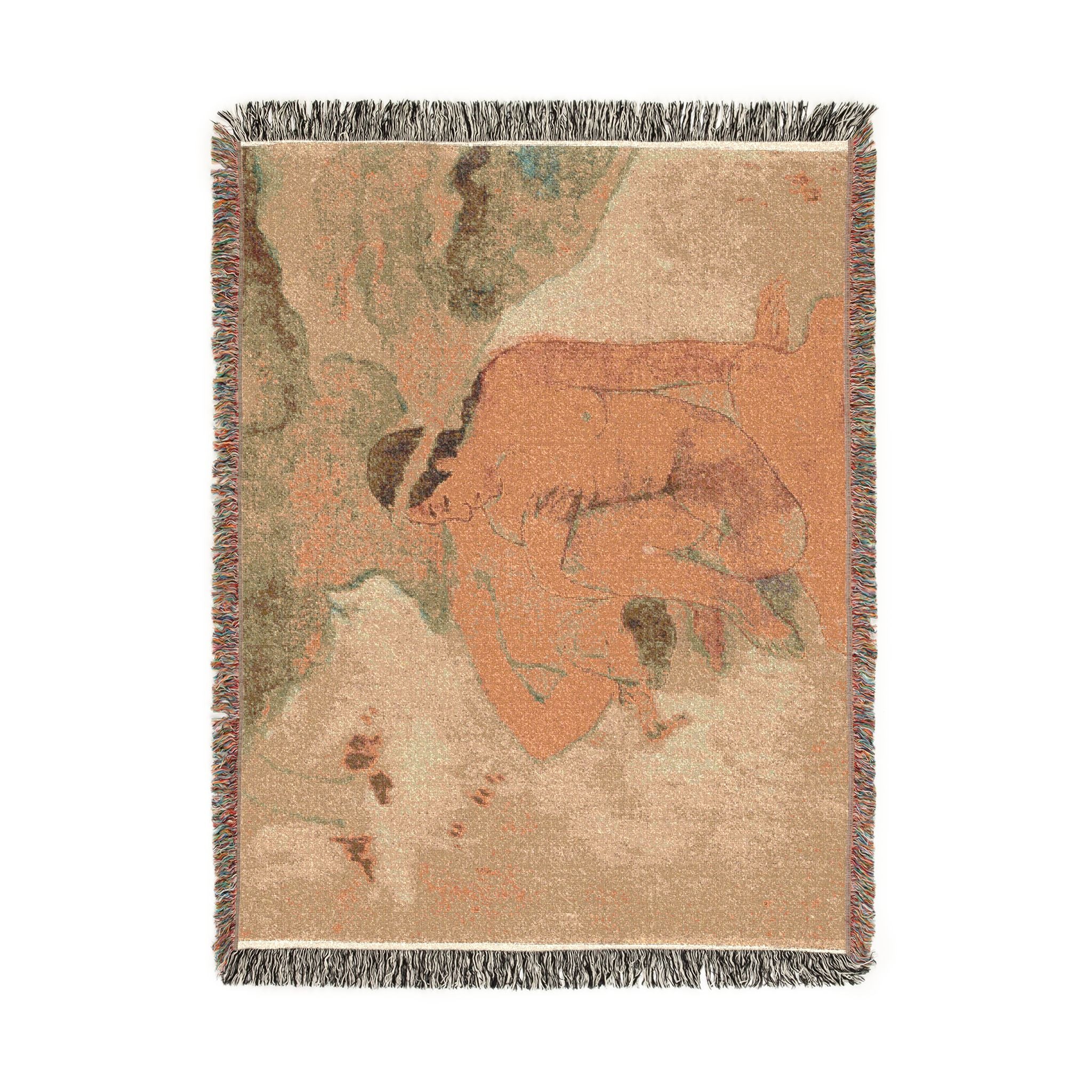 Paul Gauguin - Aha oe feii (What! Are You Jealous ) | Woven Tapestry Blanket - Image 11
