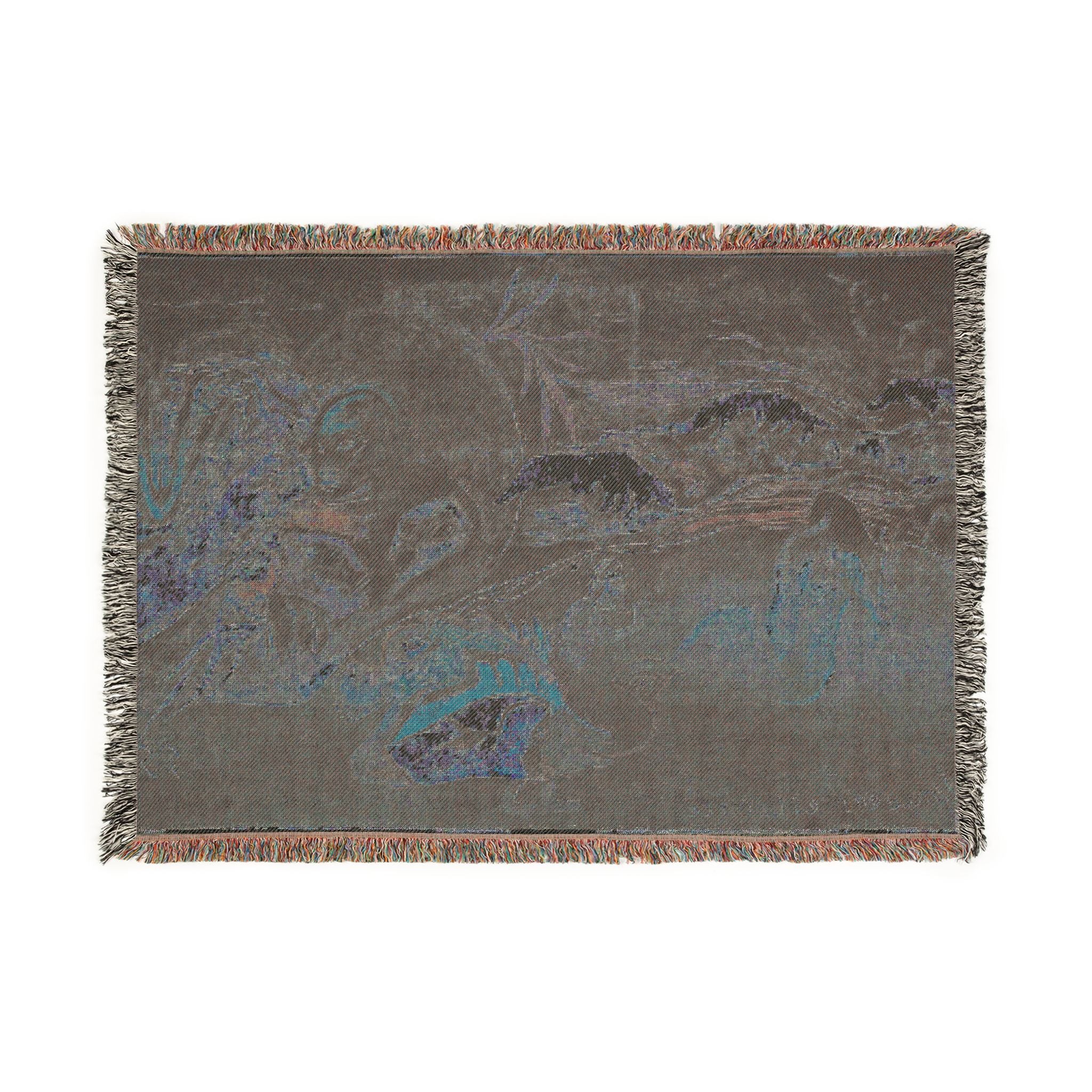Paul Gauguin - L’univers est créé (The Universe Is Being Created), from the Noa Noa Suite | Woven Tapestry Blanket - Image 4