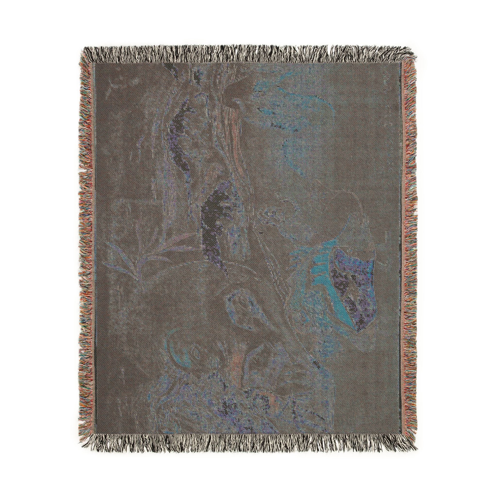 Paul Gauguin - L’univers est créé (The Universe Is Being Created), from the Noa Noa Suite | Woven Tapestry Blanket - Image 9