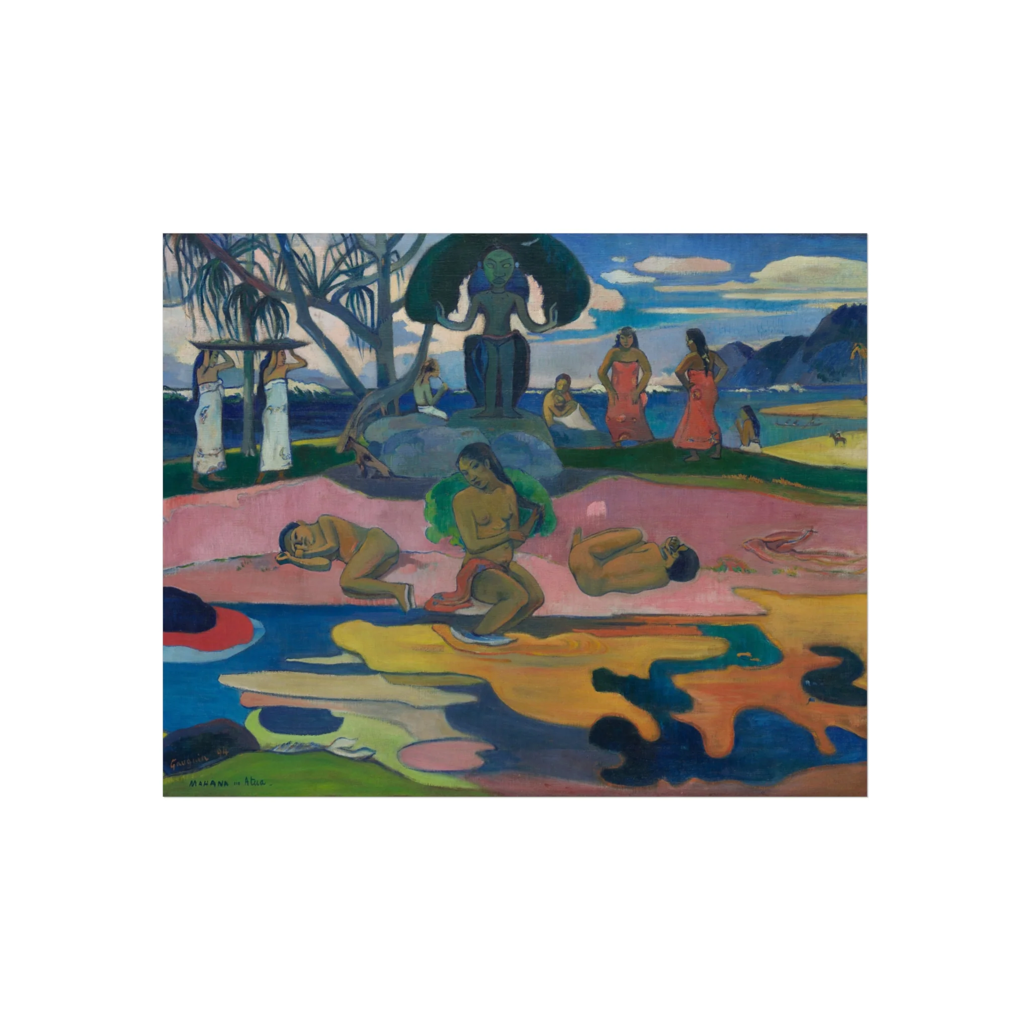 Paul Gauguin - Mahana no atua (Day of the God) | Fine Art Poster - Image 2