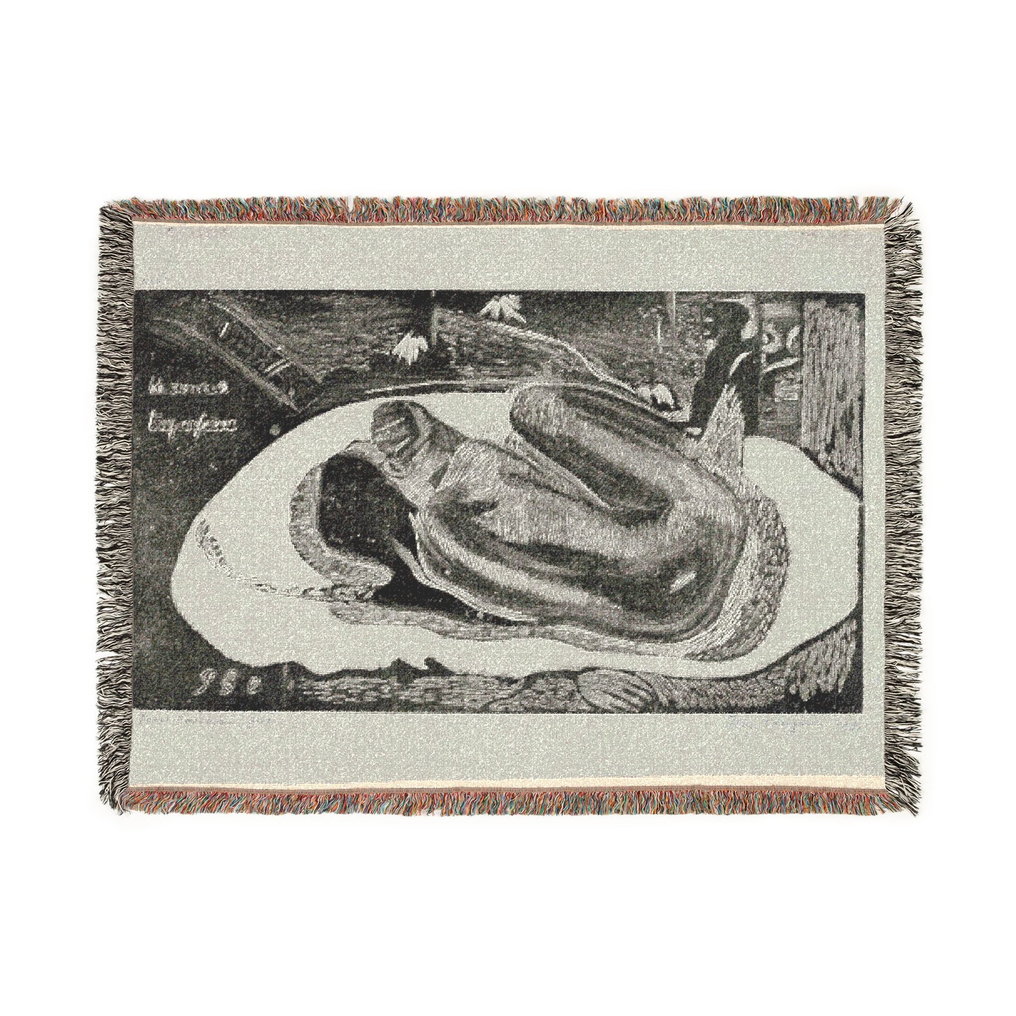 Paul Gauguin - Manao tupapau (She Thinks of the Ghost or The Ghost Thinks of Her), from the Noa Noa Suite | Woven Tapestry Blanket - Image 10
