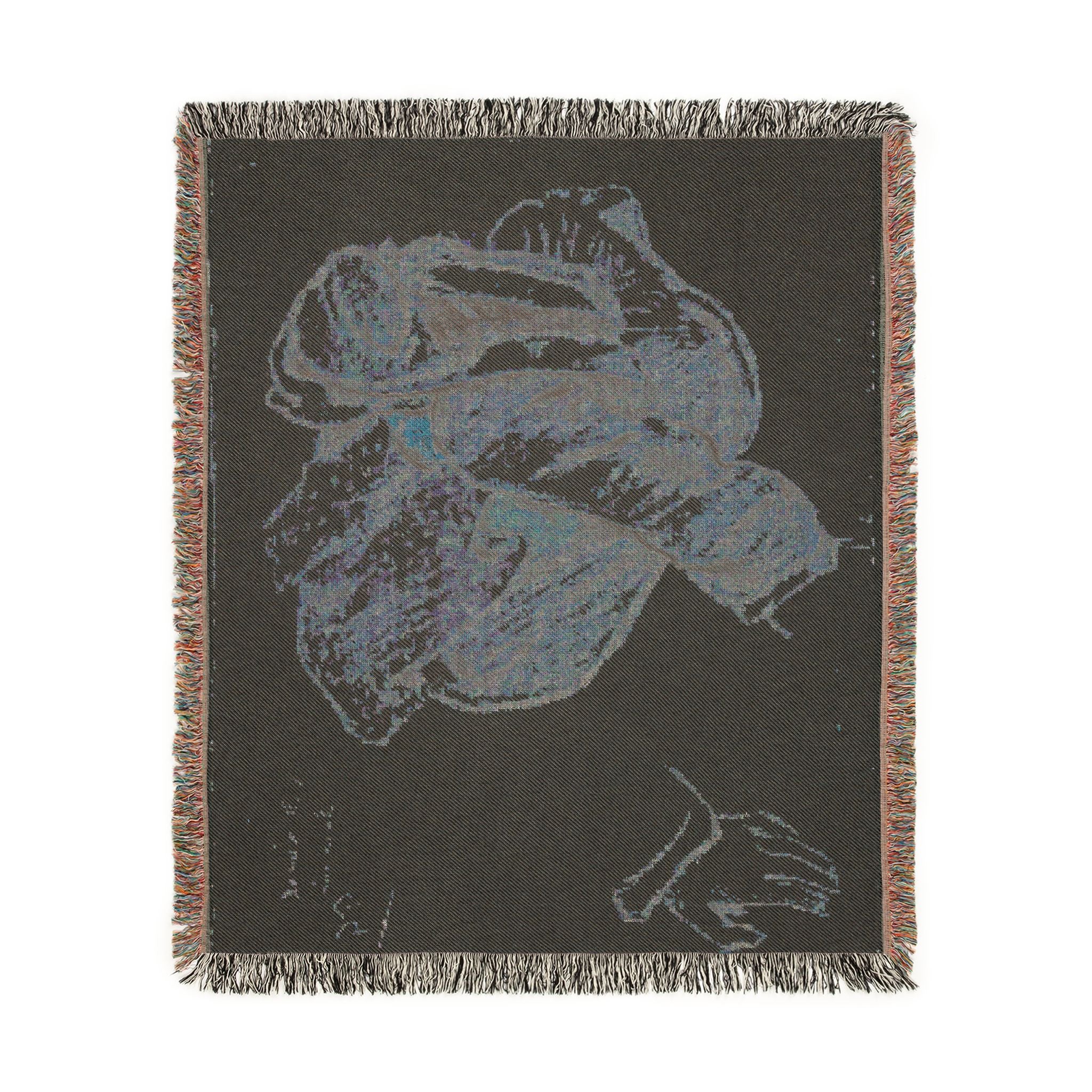 Paul Gauguin - Seated Breton Woman | Woven Tapestry Blanket - Image 9