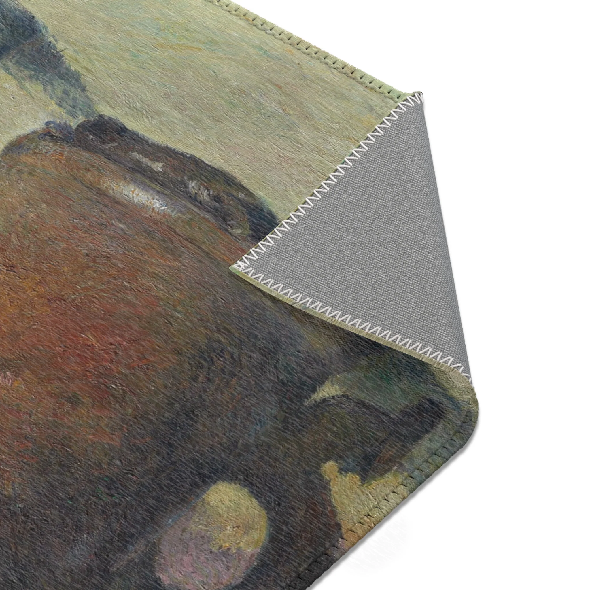 Paul Gauguin - Still Life Wood Tankard and Metal Pitcher | Area Rug - Image 7