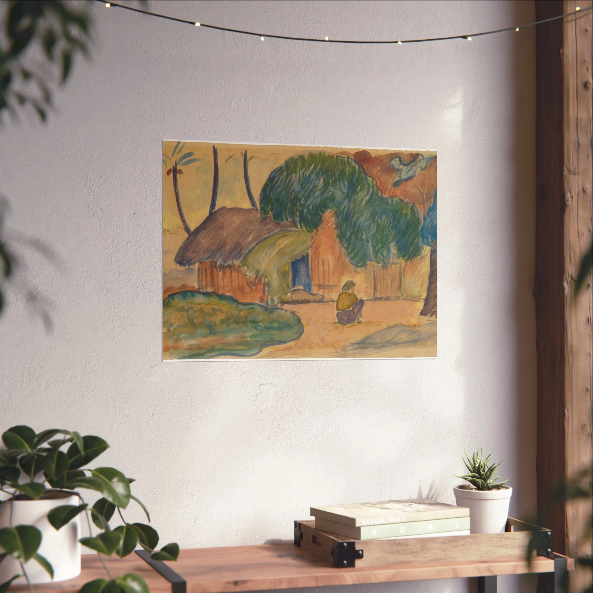 Paul Gauguin - Tahitian Hut | Fine Art Poster - Image 10