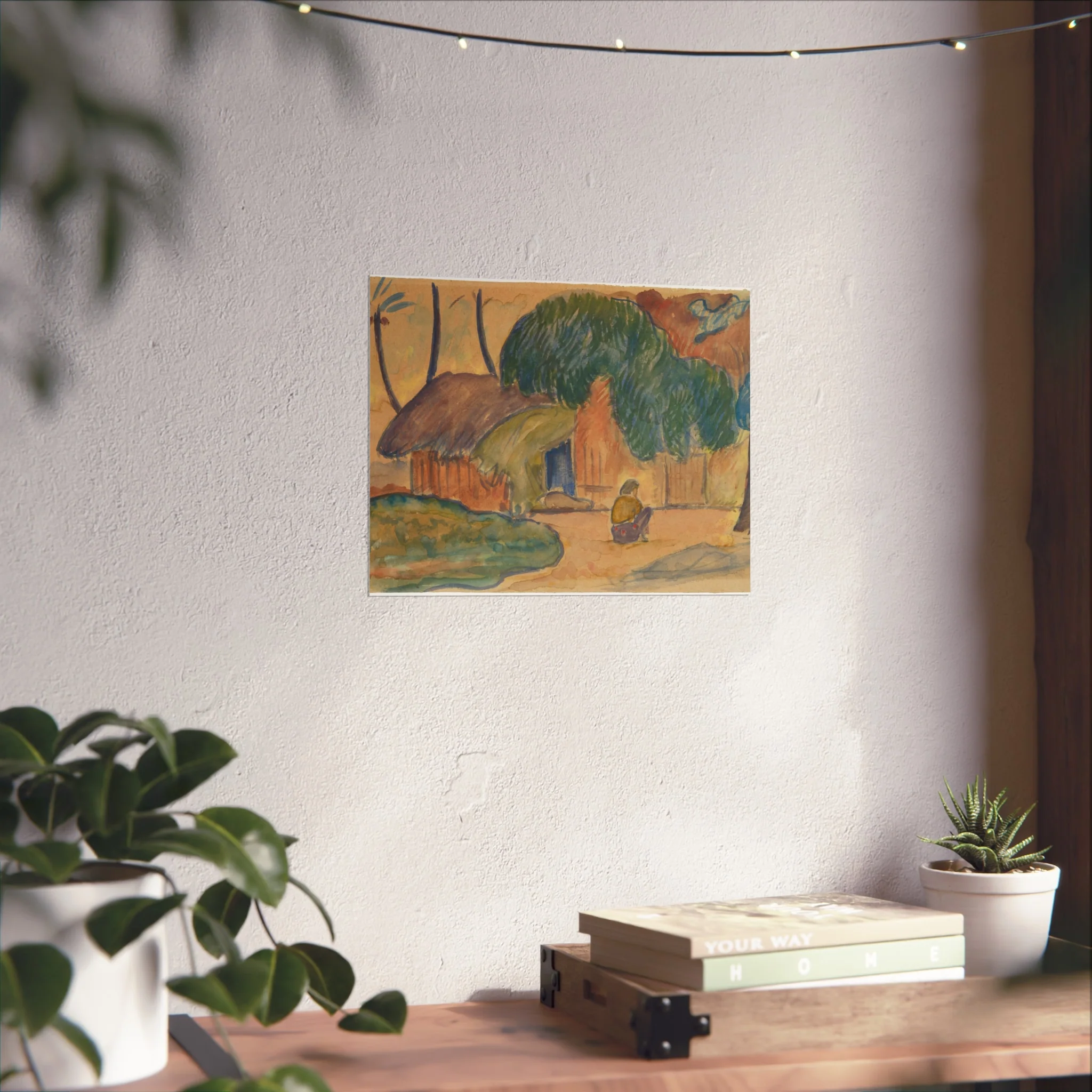 Paul Gauguin - Tahitian Hut | Fine Art Poster - Image 6