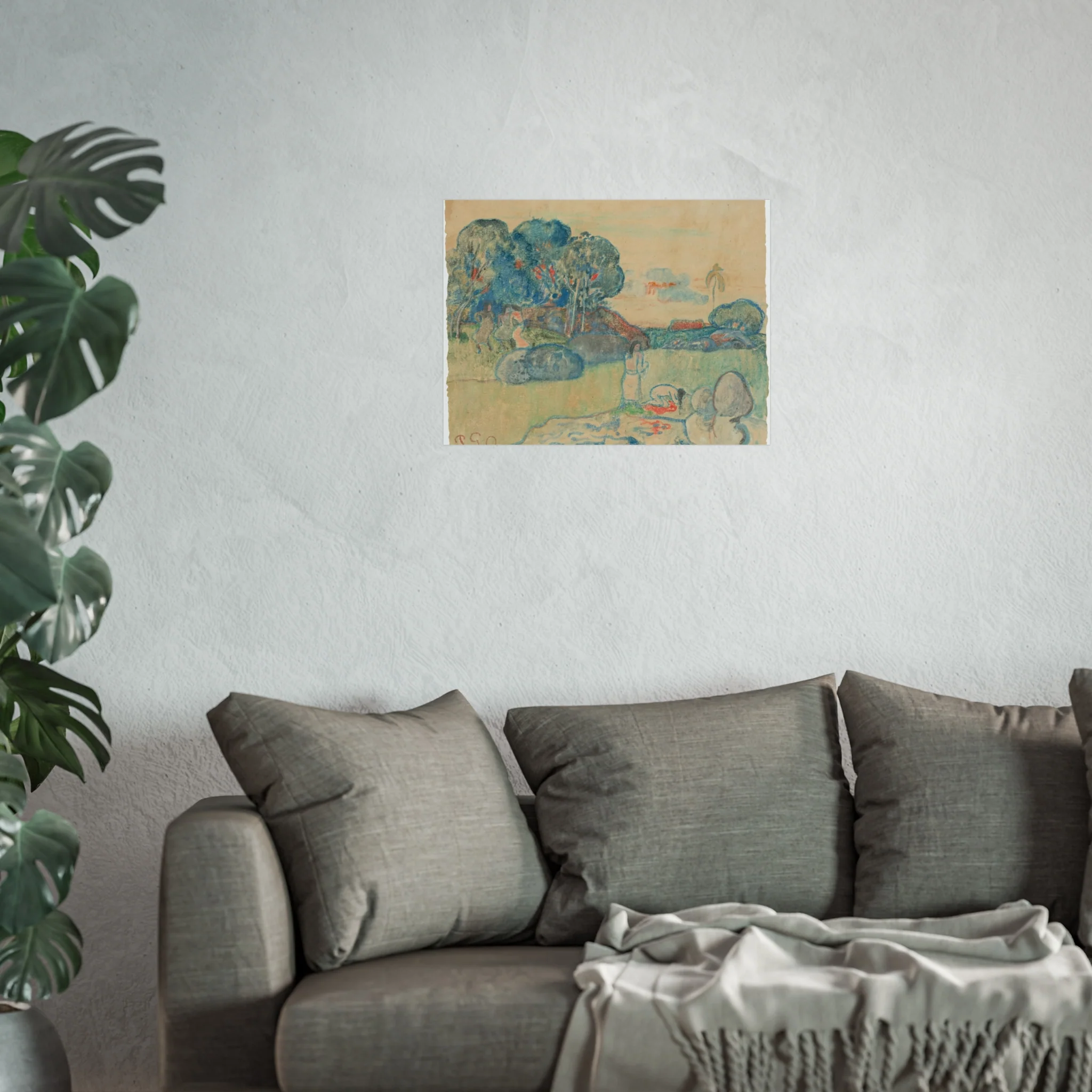 Paul Gauguin - Tahitian Landscape | Fine Art Poster - Image 8