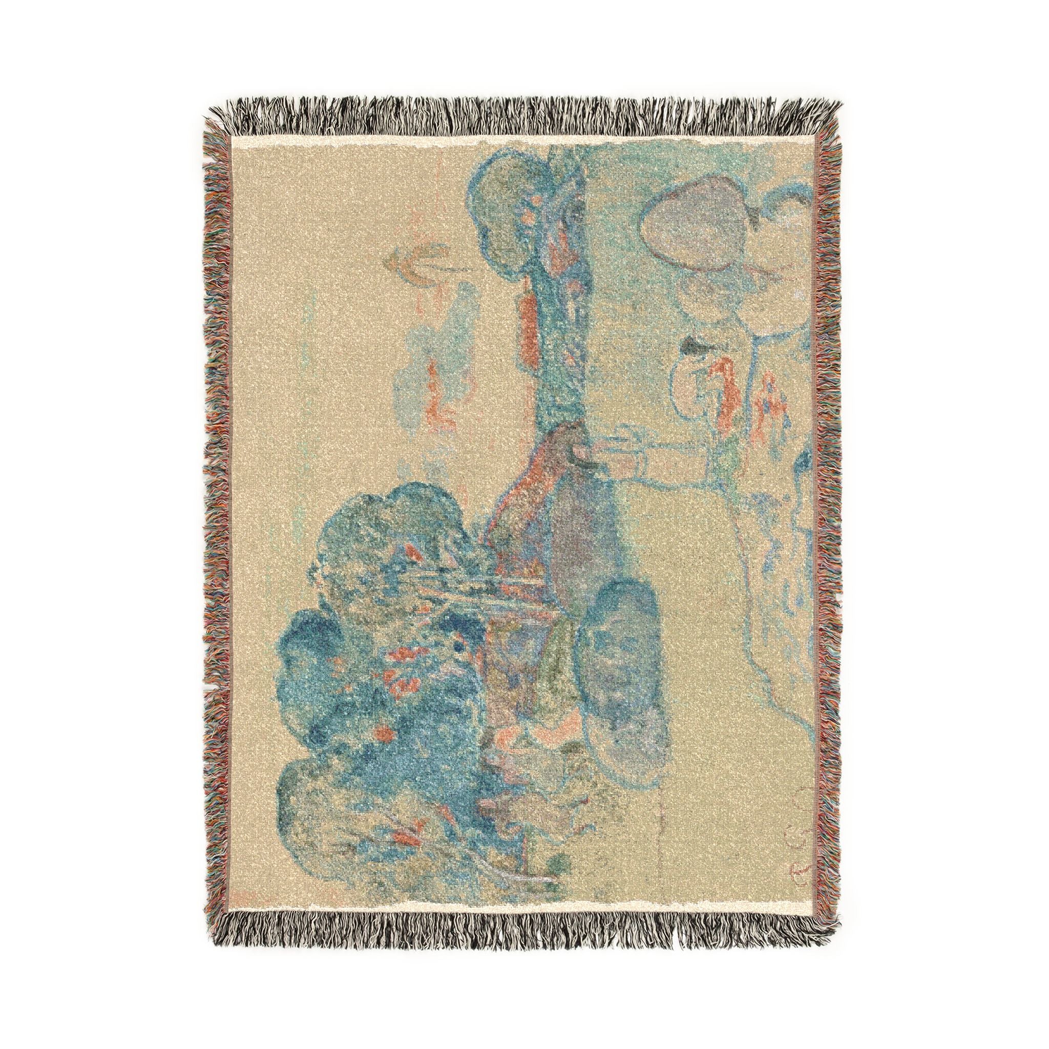 Paul Gauguin - Tahitian Landscape | Woven Tapestry Blanket - Image 11