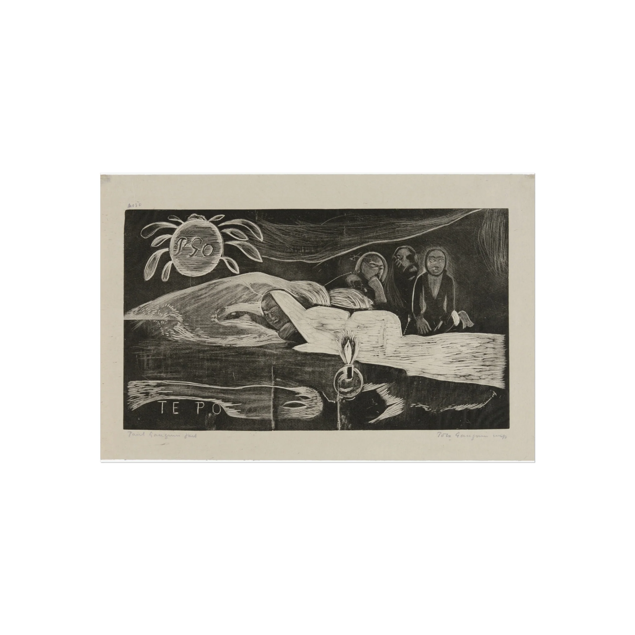 Paul Gauguin - Te po (The Night), from the Noa Noa Suite | Fine Art Poster - Image 4