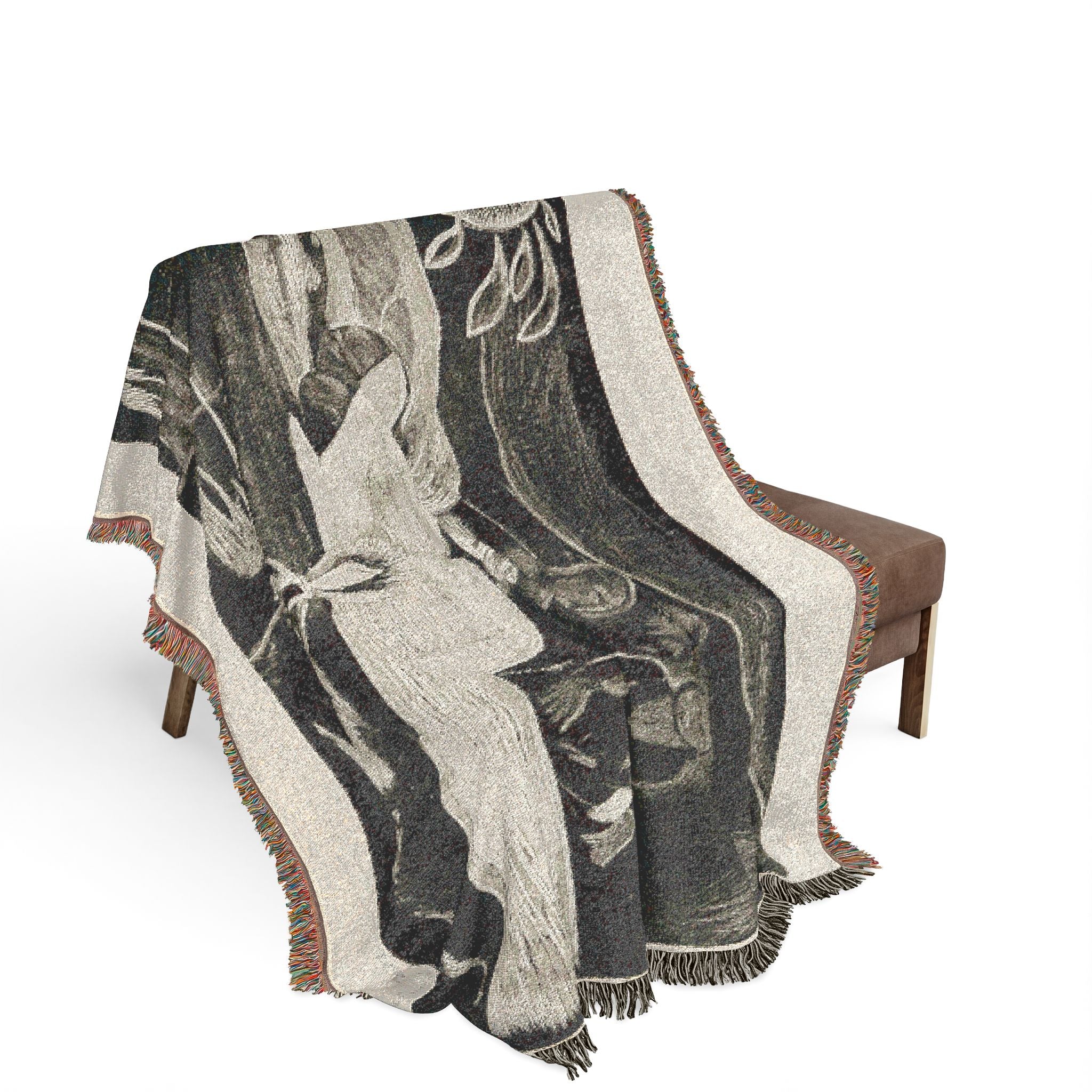 Paul Gauguin - Te po (The Night), from the Noa Noa Suite | Woven Tapestry Blanket - Image 3