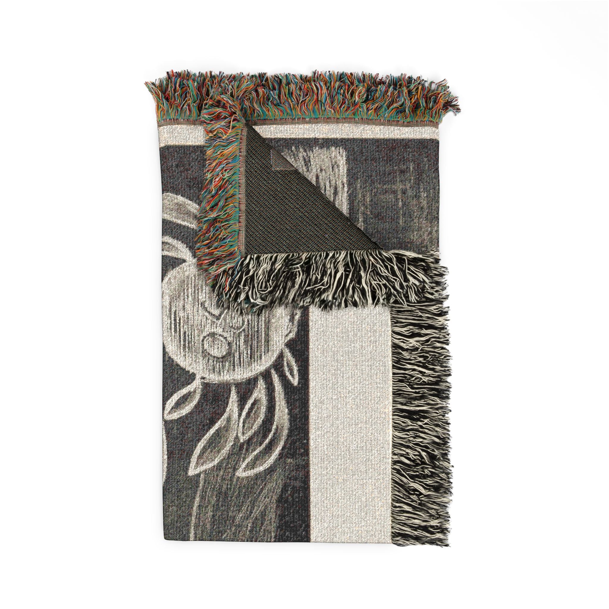 Paul Gauguin - Te po (The Night), from the Noa Noa Suite | Woven Tapestry Blanket - Image 5