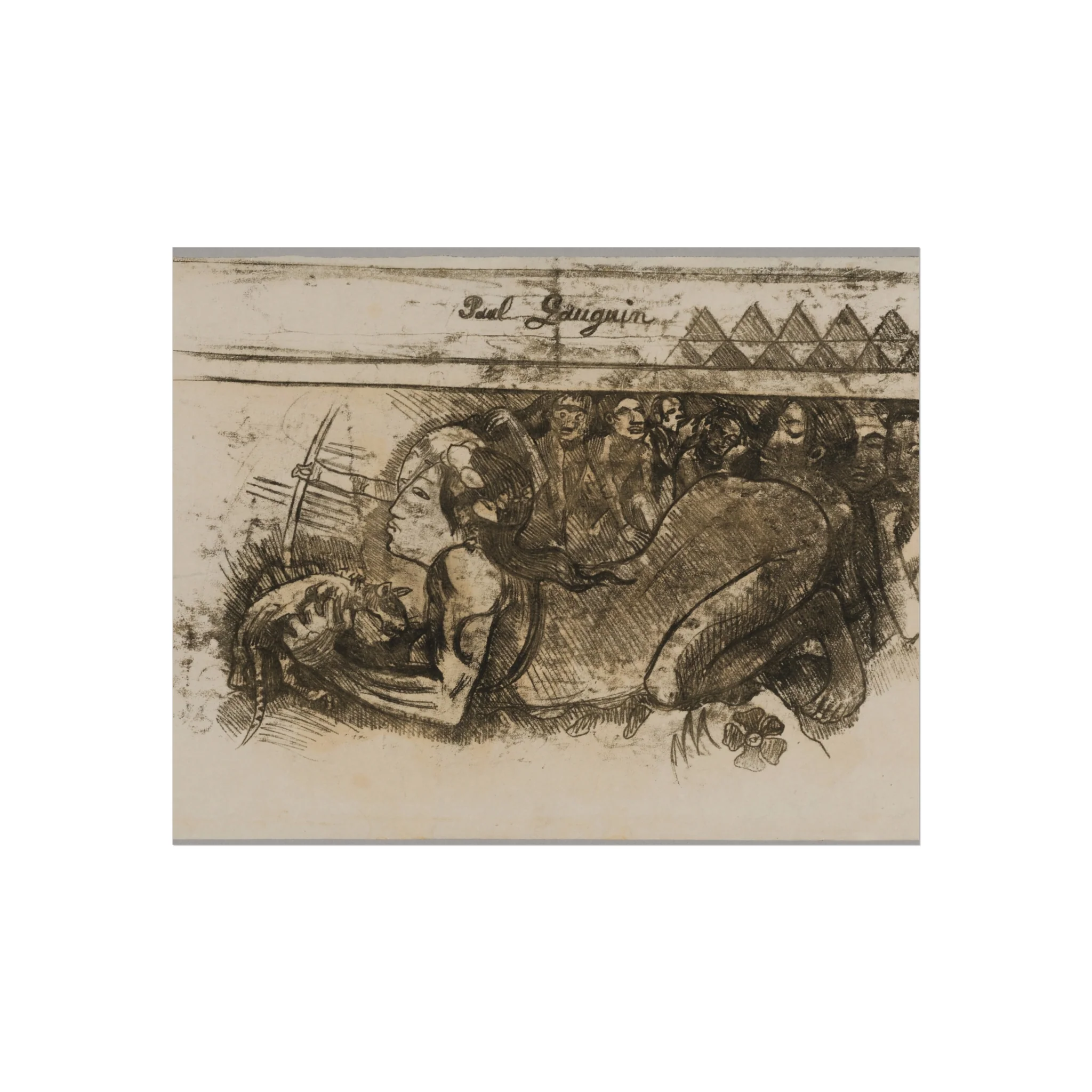 Paul Gauguin - Woman with a Cat | Fine Art Poster - Image 2