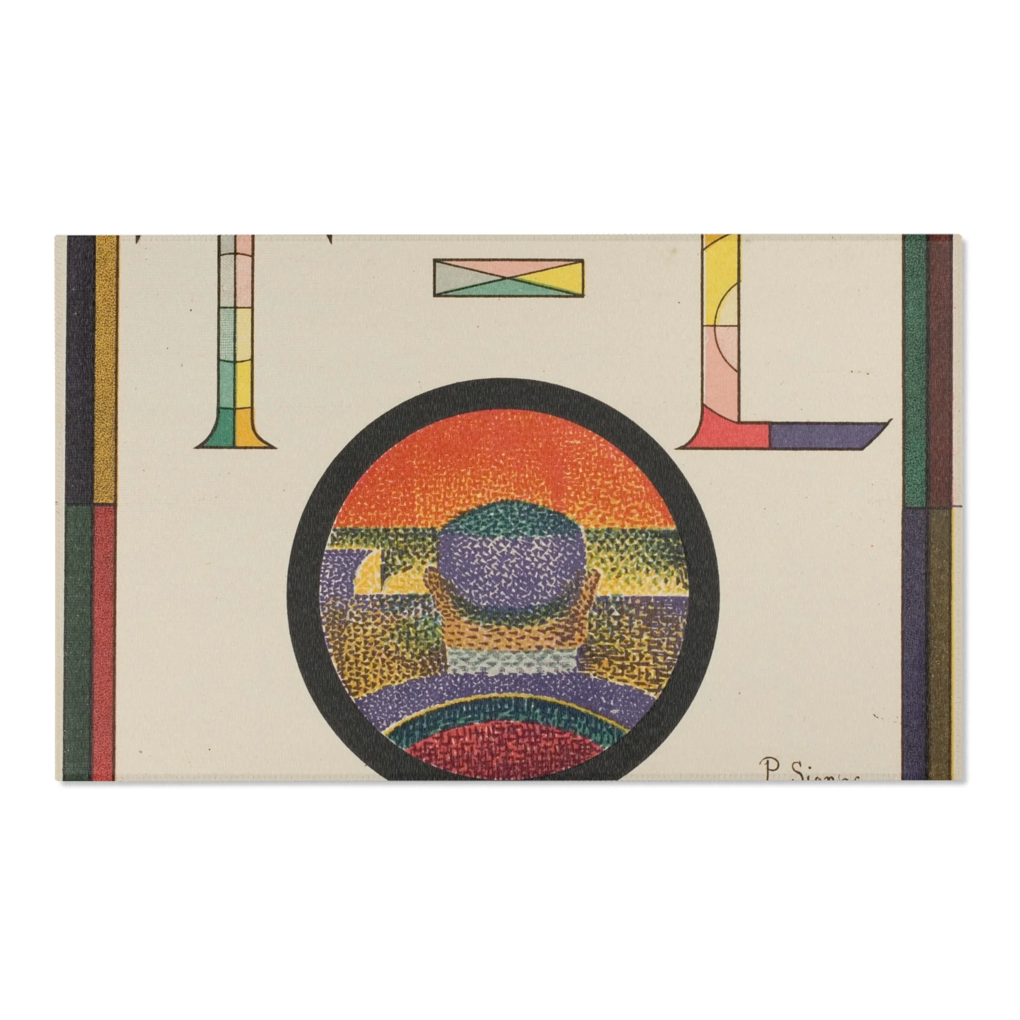 Paul Signac - Chromatic Circle | Area Rug - Image 5