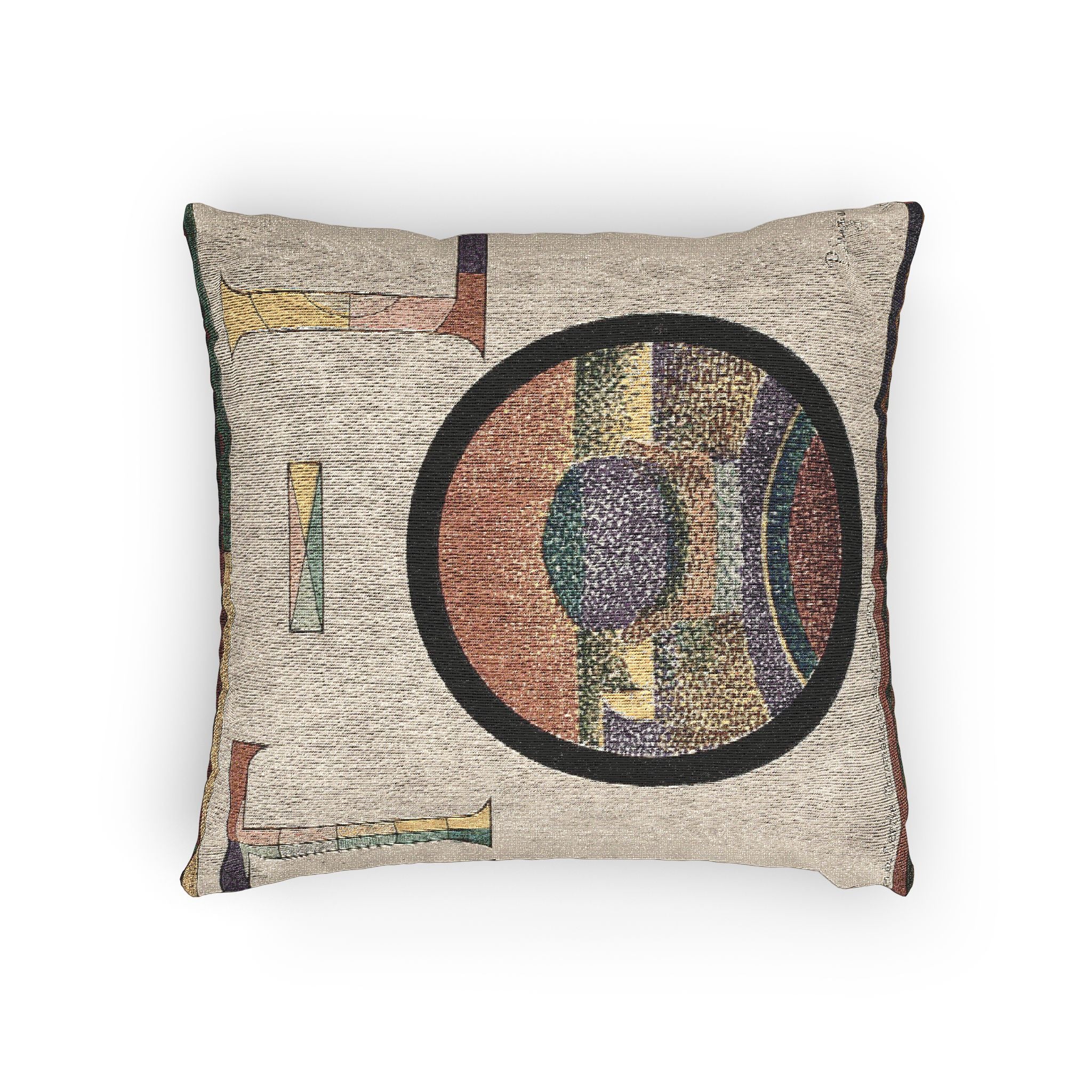 Paul Signac - Chromatic Circle | Woven Pillow - Image 4