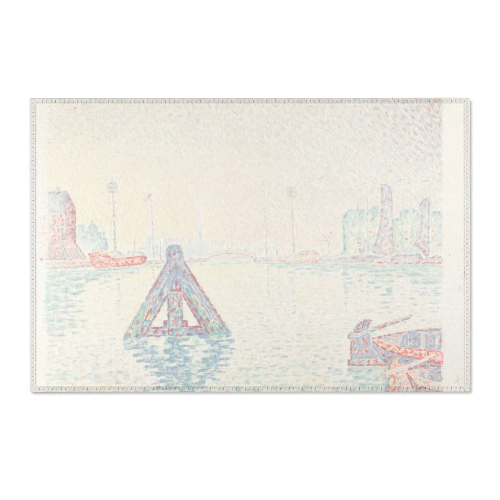 Paul Signac - In Holland—The Buoy | Area Rug - Image 4