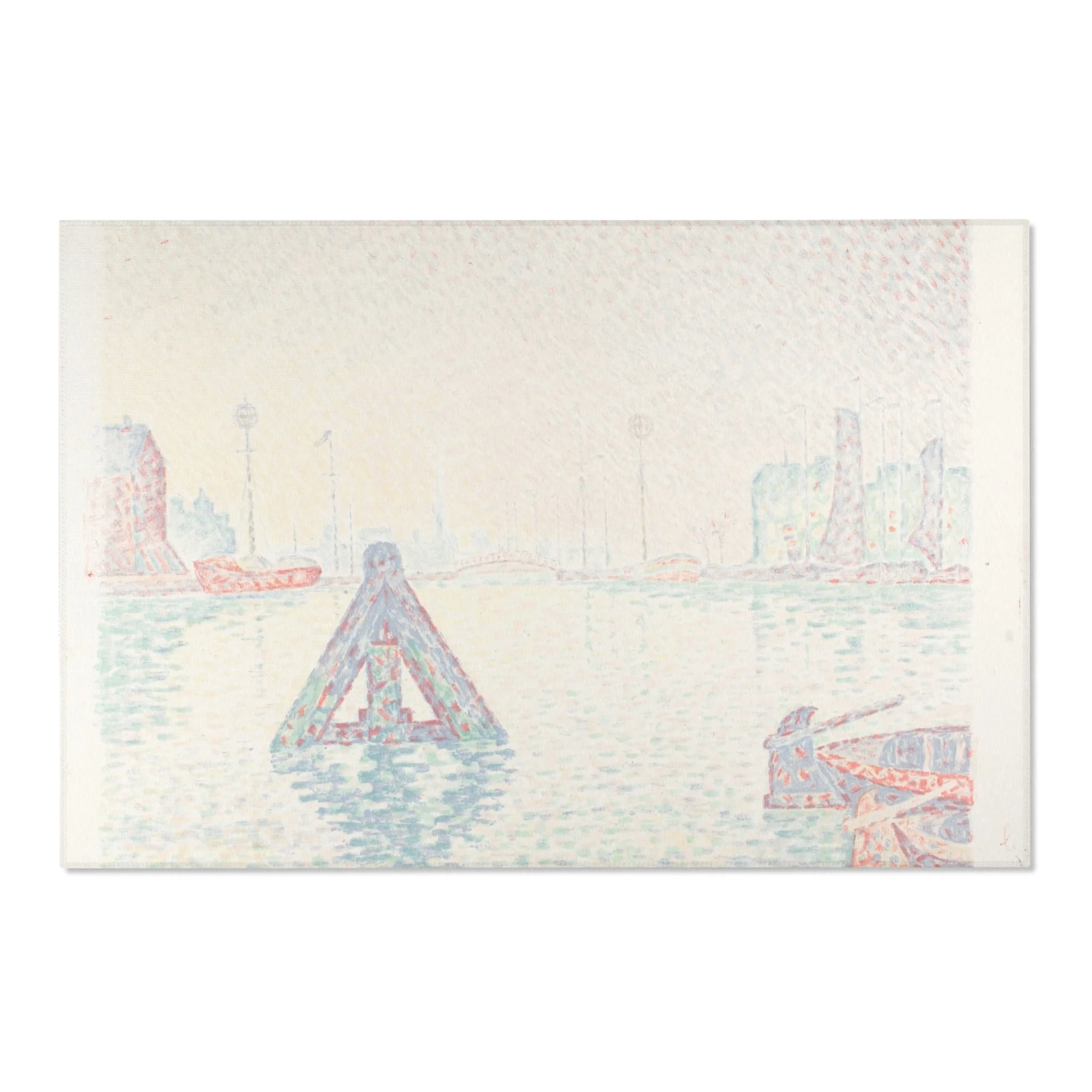 Paul Signac - In Holland—The Buoy | Area Rug - Image 6